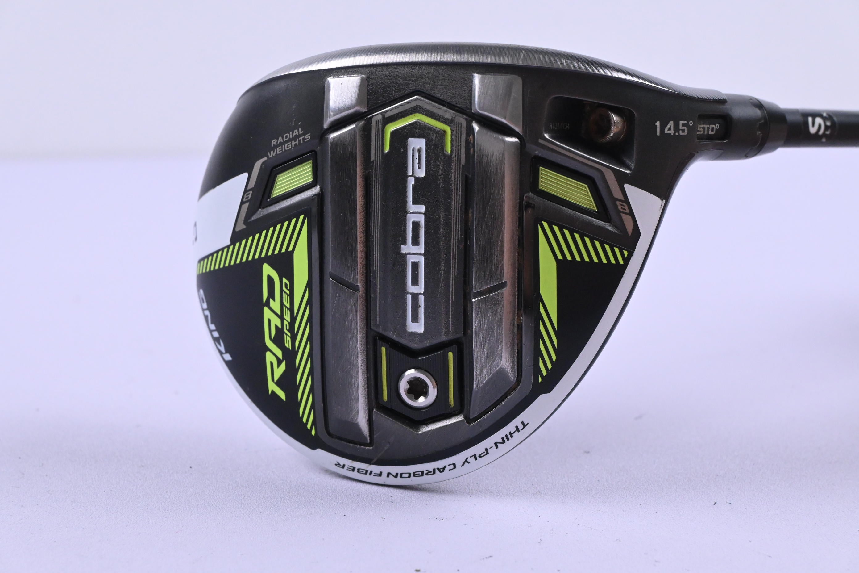 Cobra King Radspeed #3 Wood / 14.5 Degree / Stiff Flex Fujikura Motore X 6 Shaft
