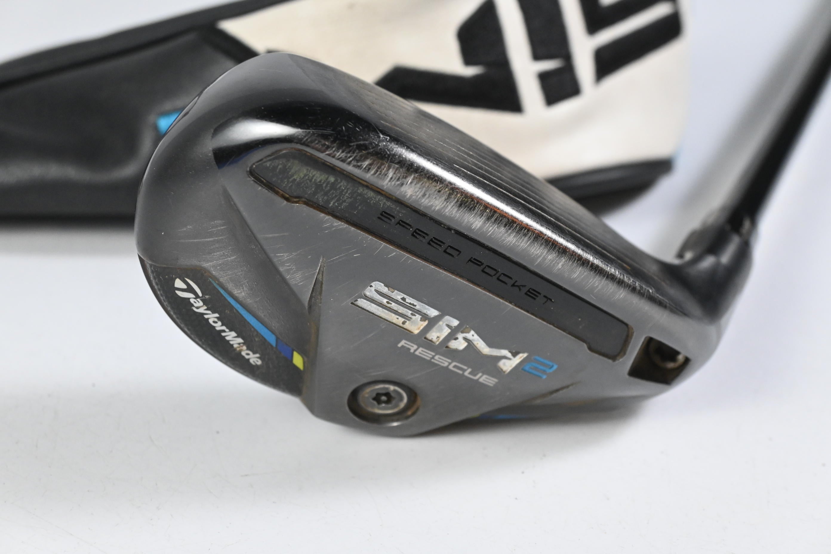 Taylormade SIM2 #3 Hybrid / 19.5 Degree / Stiff Flex Tensei AV Raw Blue 80 Shaft