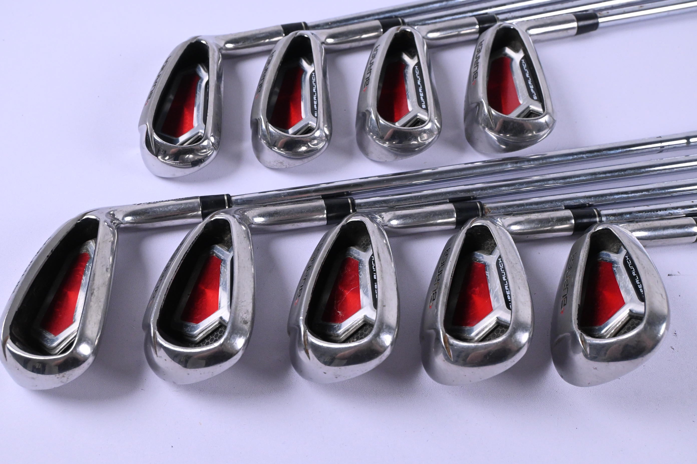 Taylormade Burner Superlaunch Irons / 3-PW+SW / Regular Flex Burner 85 Shafts