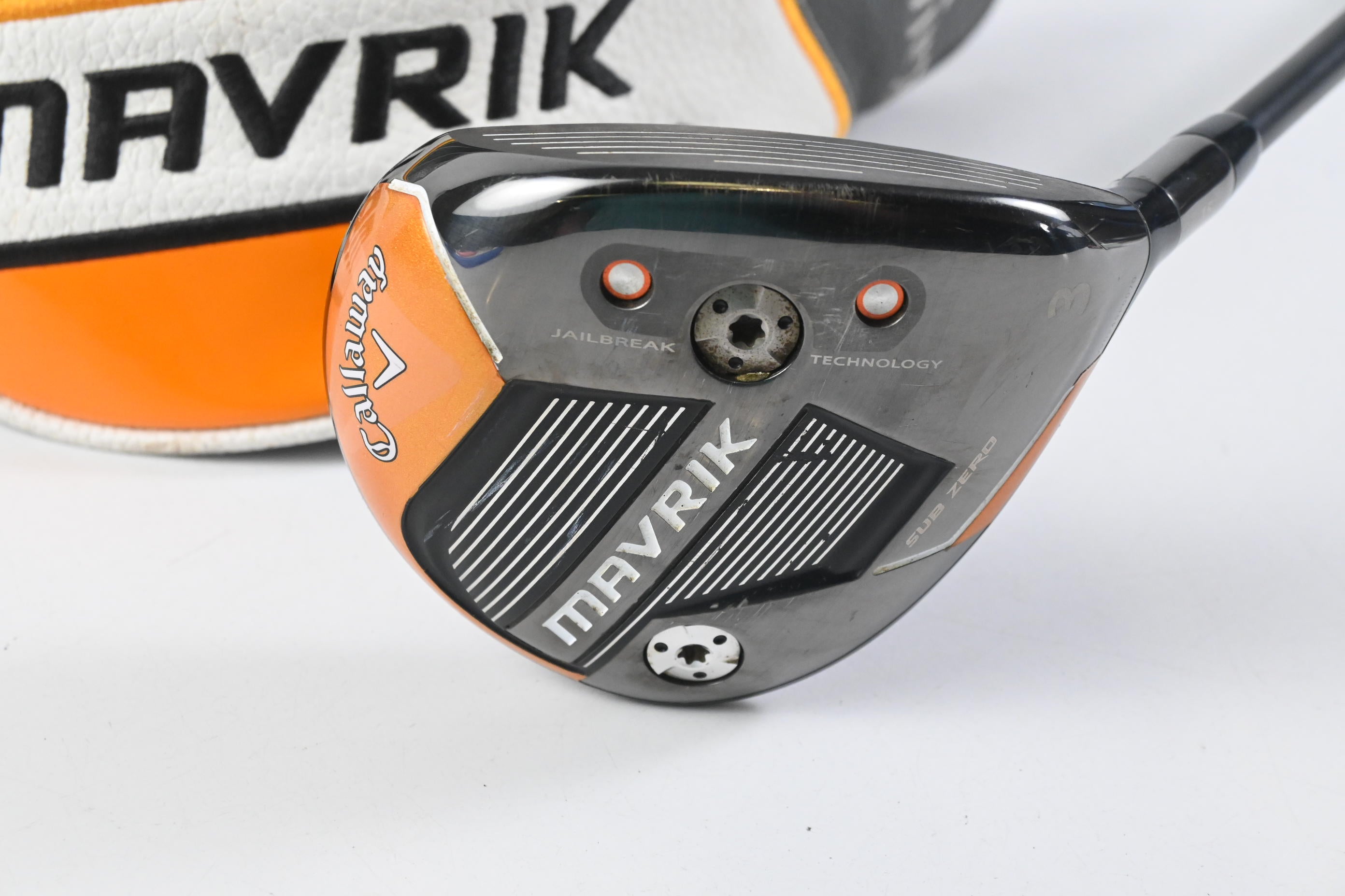Callaway Mavrik Sub Zero #3 Wood / 15 Degree / X-Flex Aldila Rogue White 70