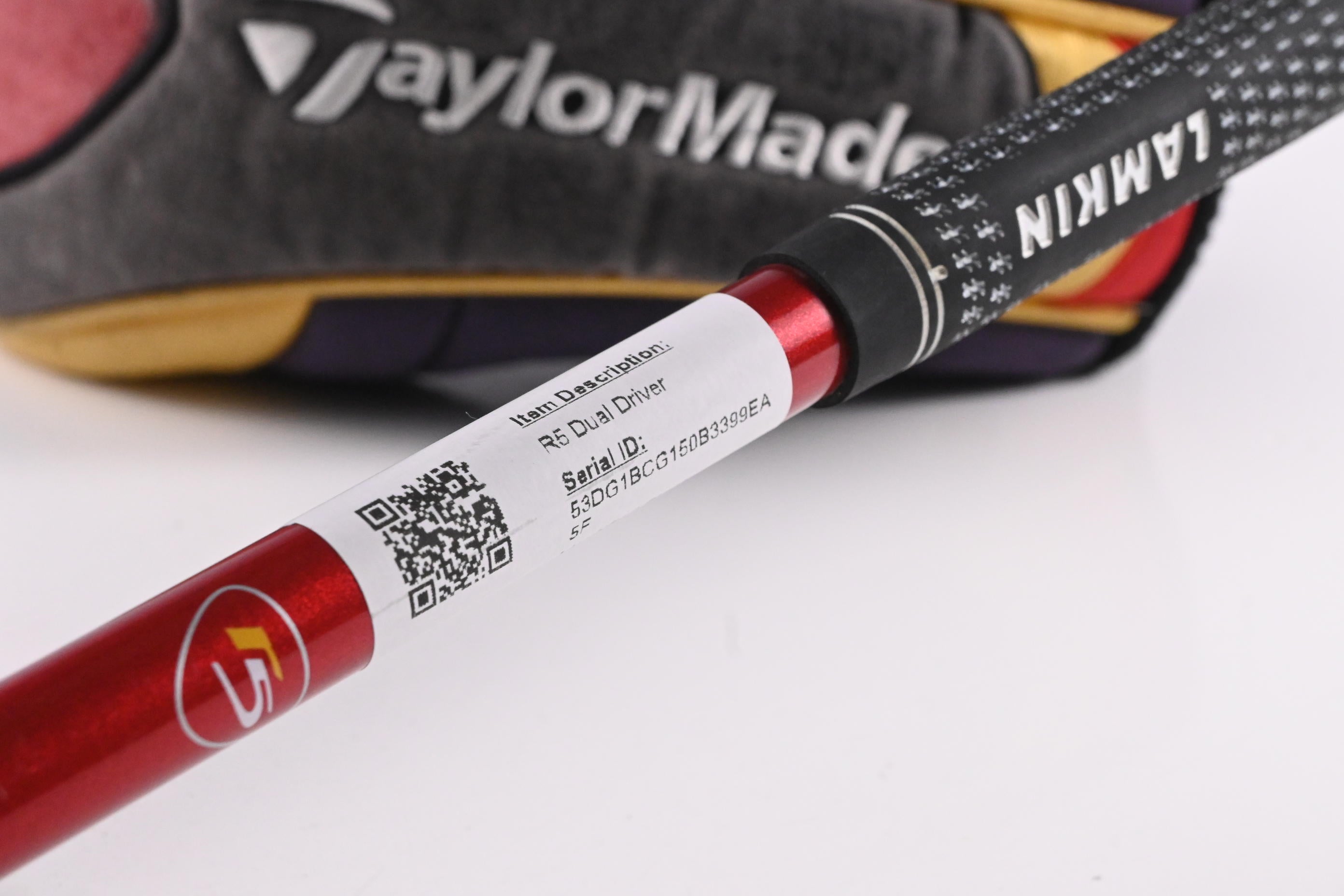 Taylormade R5 Dual Driver / 9.5 Degree / Stiff Flex Taylormade M.A.S2 65 Shaft