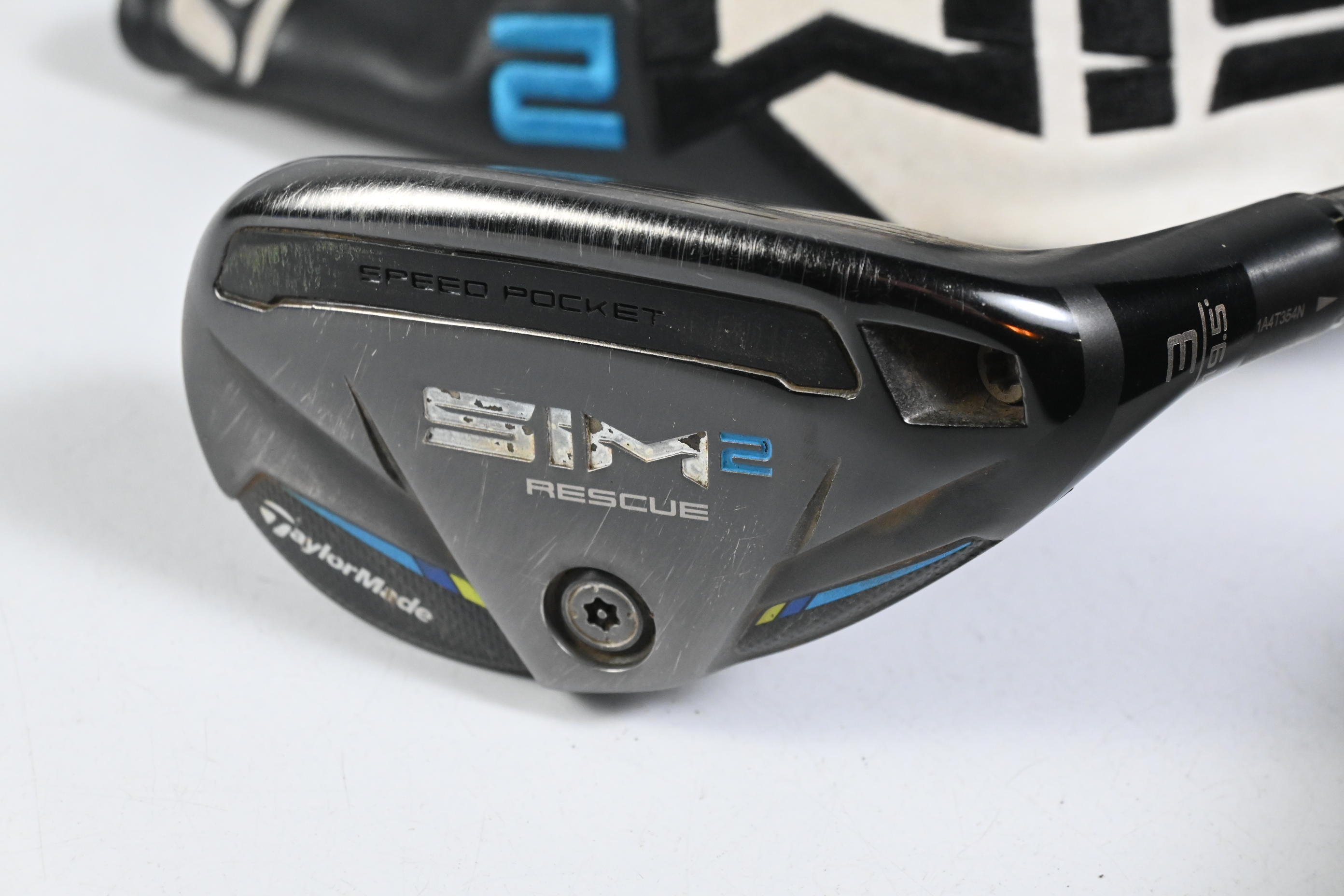 Taylormade SIM2 #3 Hybrid / 19.5 Degree / Stiff Flex Tensei AV Raw Blue 80 Shaft