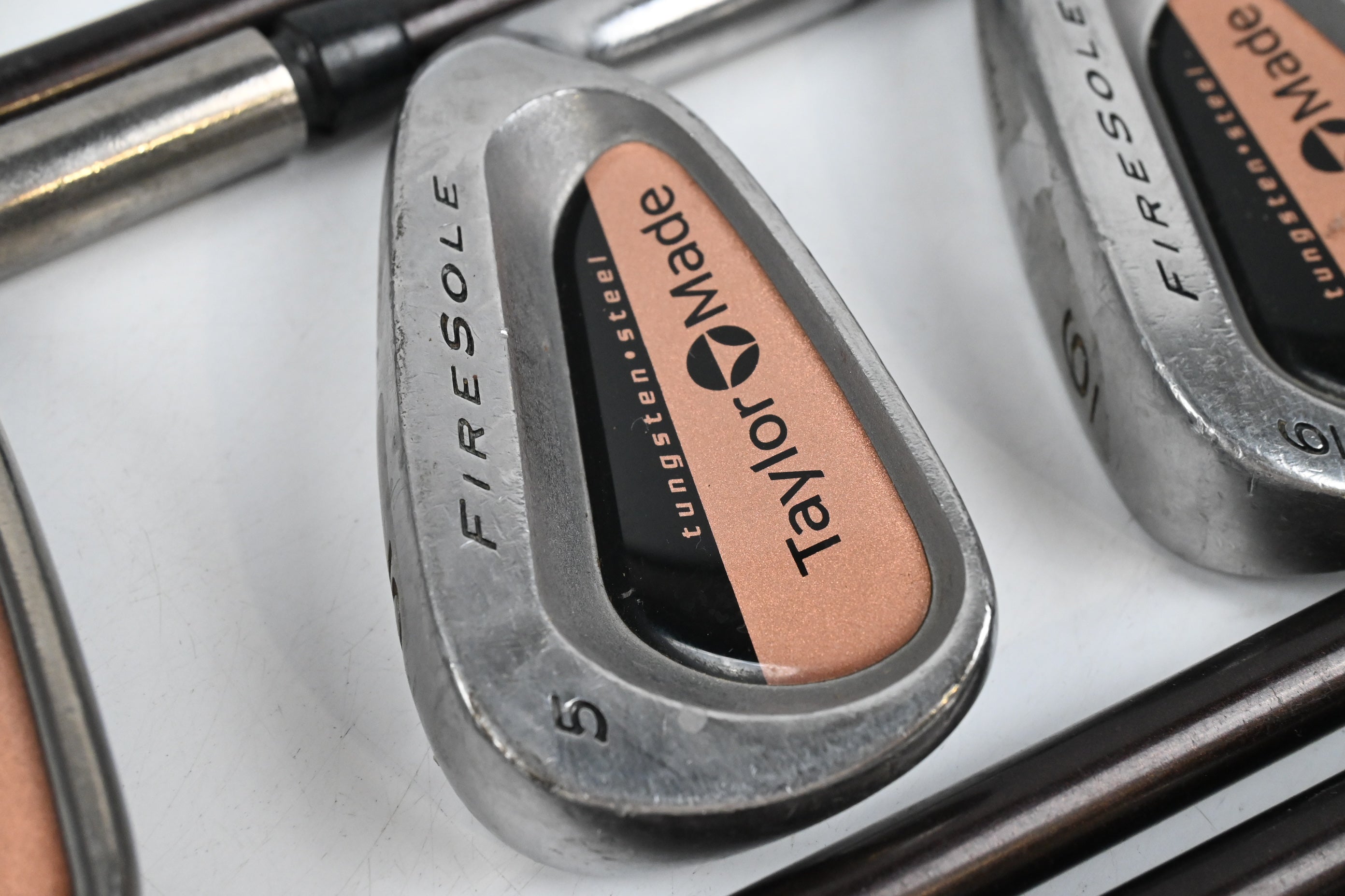 Taylormade Firesole Irons / 3-PW / Regular Flex Taylormade Bubble 80 Shafts
