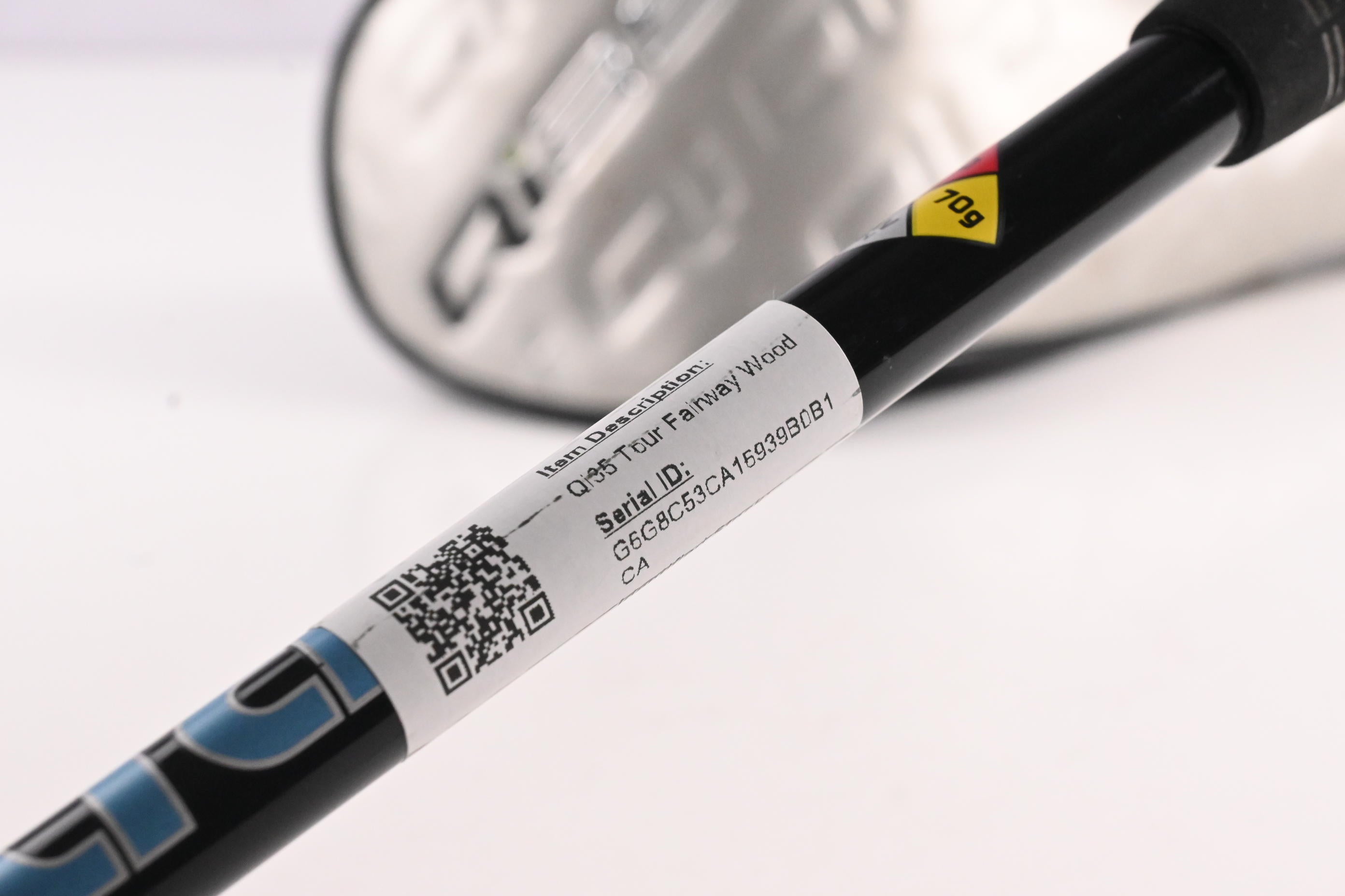Taylormade Qi35 Tour #3 Wood / 15 Degree / Stiff Flex HZRDUS Smoke RDX Blue 70