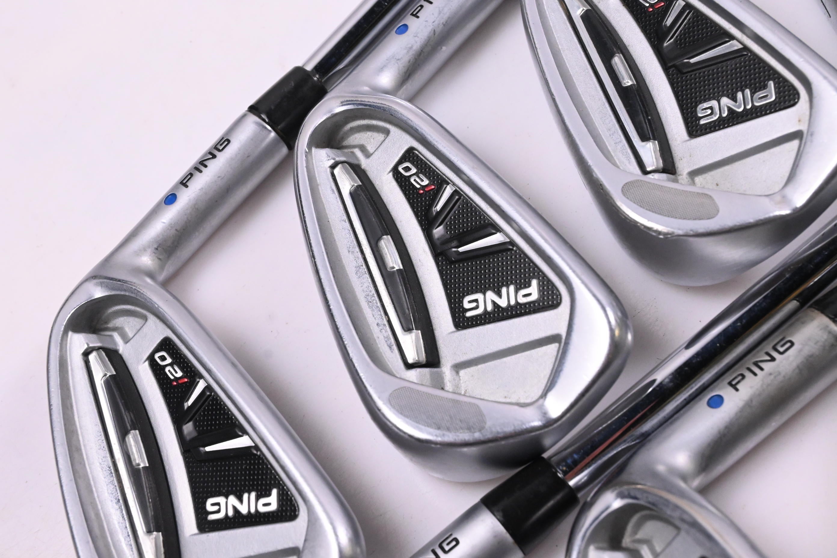 Ping i20 Irons / 4-PW+SW / Blue Dot / Stiff Flex Ping CFS Shafts