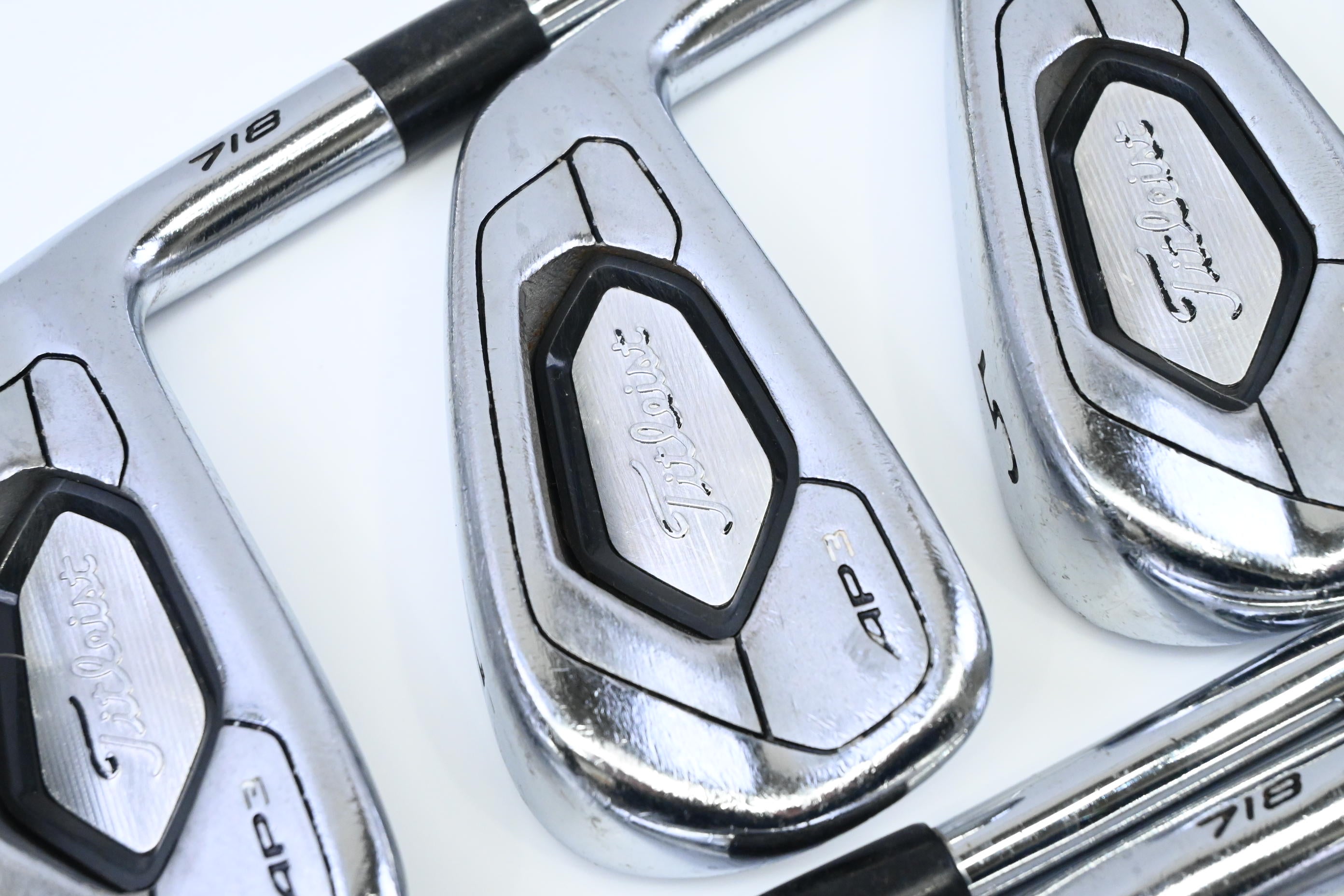 Titleist 718 AP3 Irons / 3-PW / Stiff Flex Project X Rifle Shafts