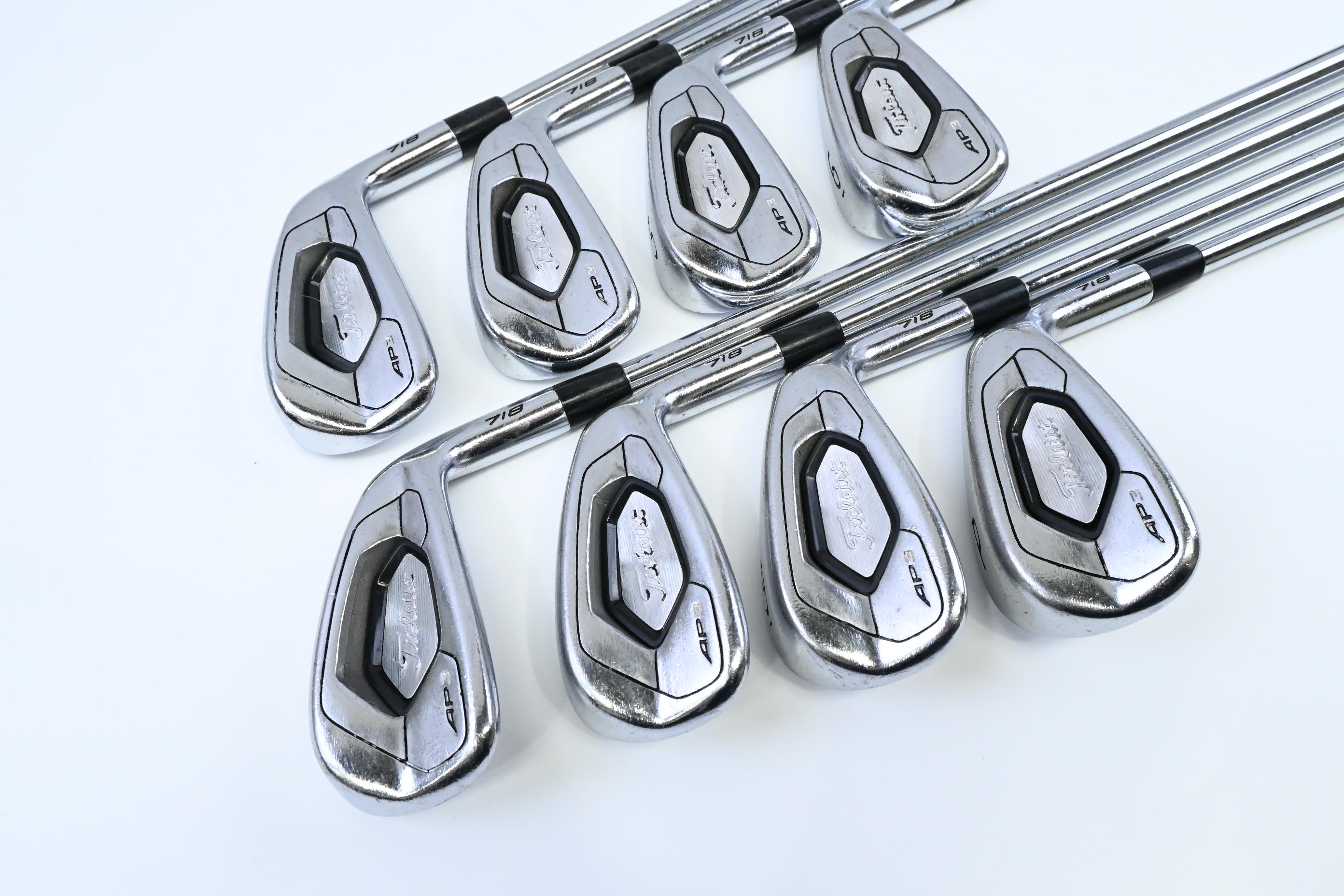 Titleist 718 AP3 Irons / 3-PW / Stiff Flex Project X Rifle Shafts