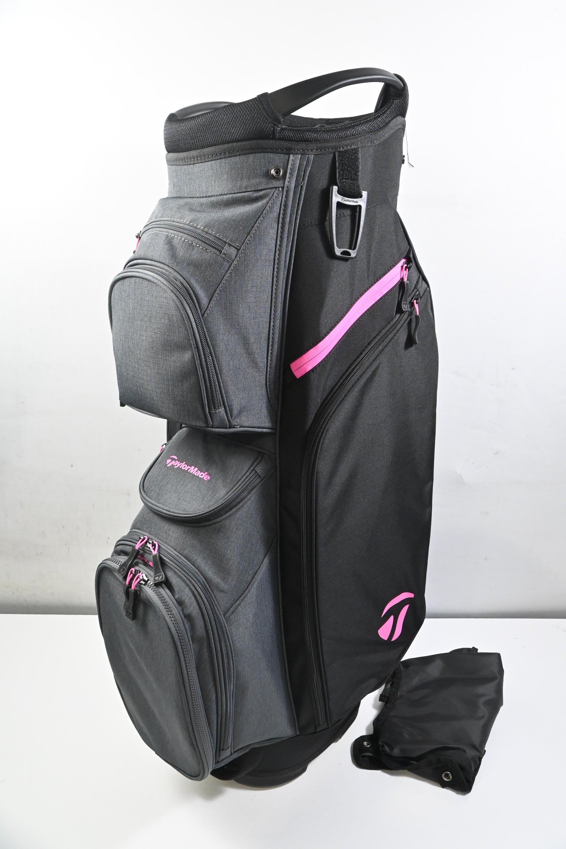 Taylormade Cart Lite Cart Bag / 14-Way Divider / Black, Pink, Grey