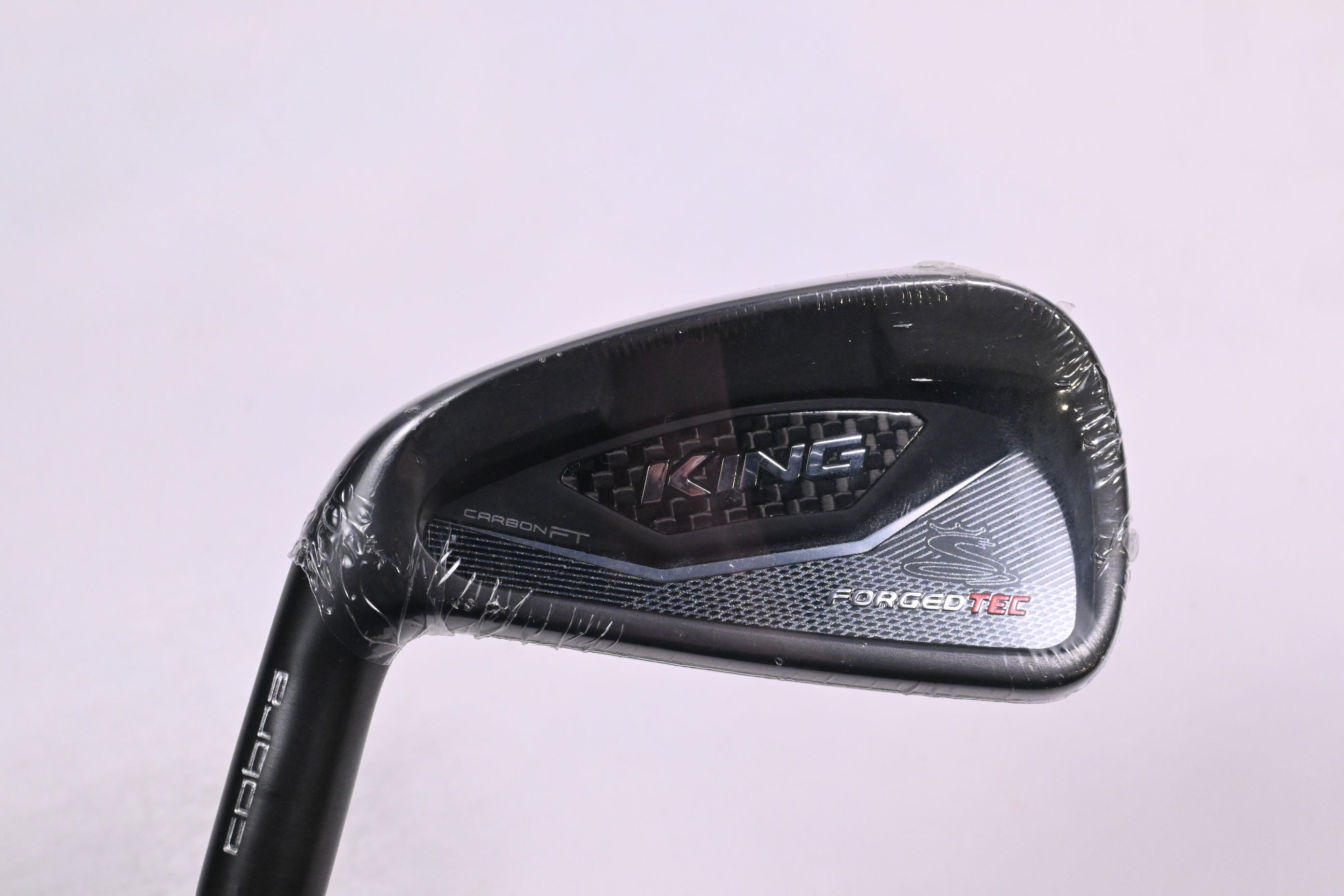 Left Hand Cobra King Forged Tec Black #4 Iron / 21 Degree / Stiff Flex KBS Tour