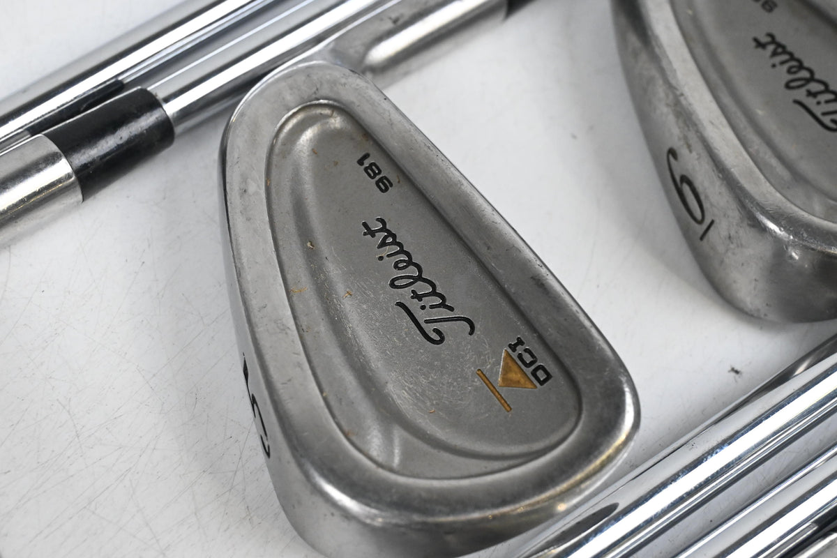 Titleist DCI 981 Irons / 3-PW / Regular Flex Rifle FCM Shafts