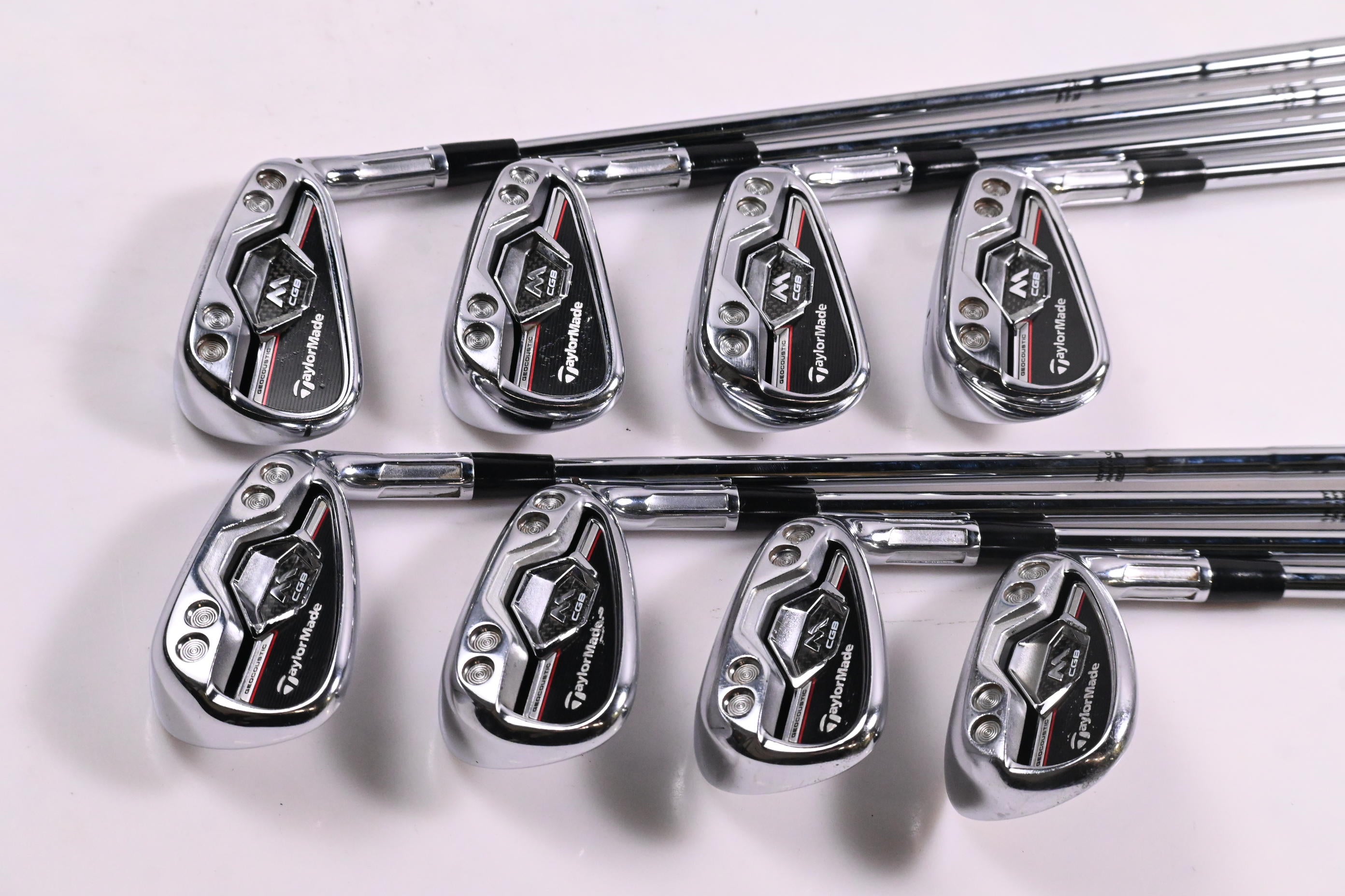 Taylormade M CGB Irons / 4-PW+SW / Stiff Flex Steel Shafts
