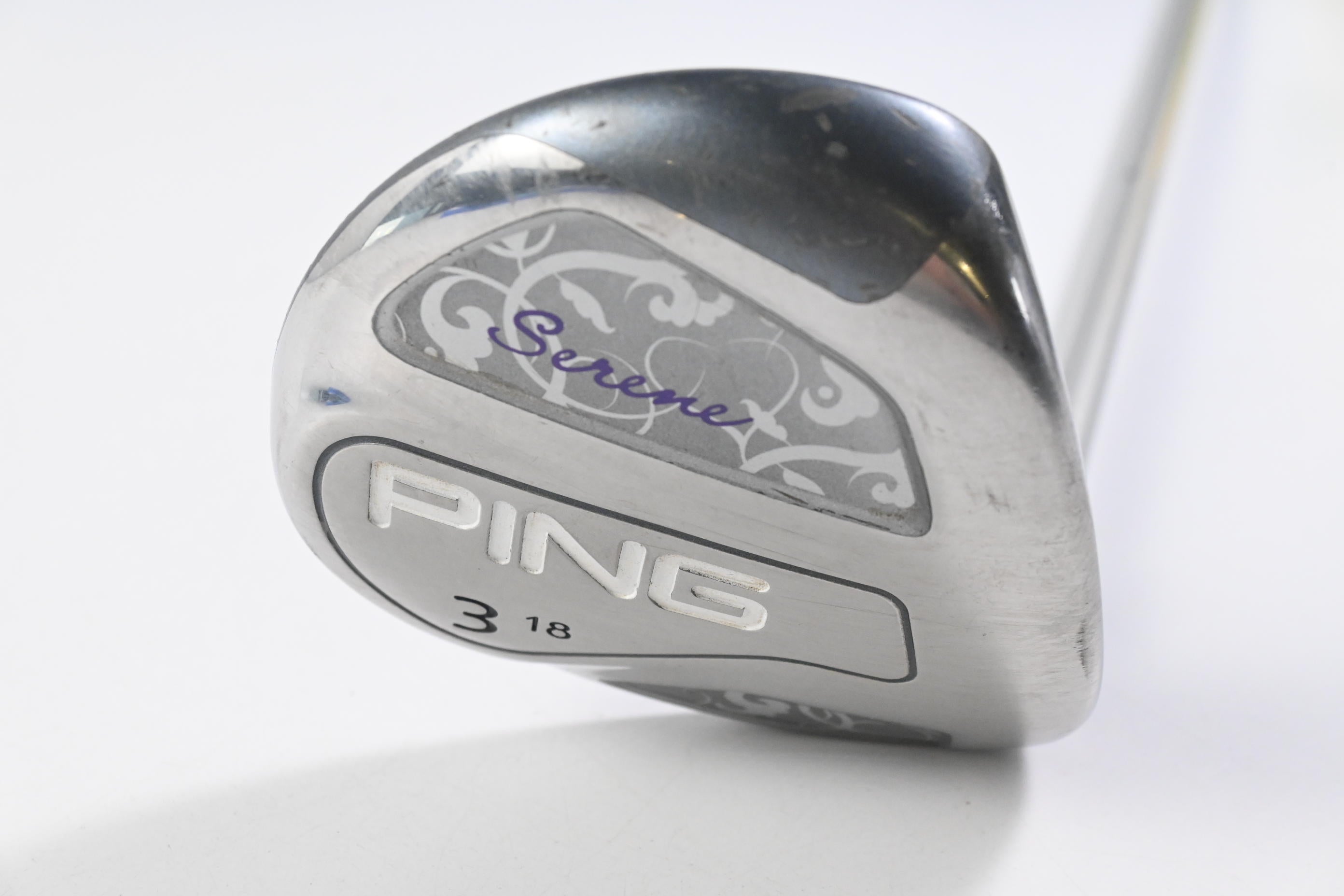 Ladies Ping Serene #3 Wood / 18 Degree / Ladies Flex Ping ULT 220 Shaft