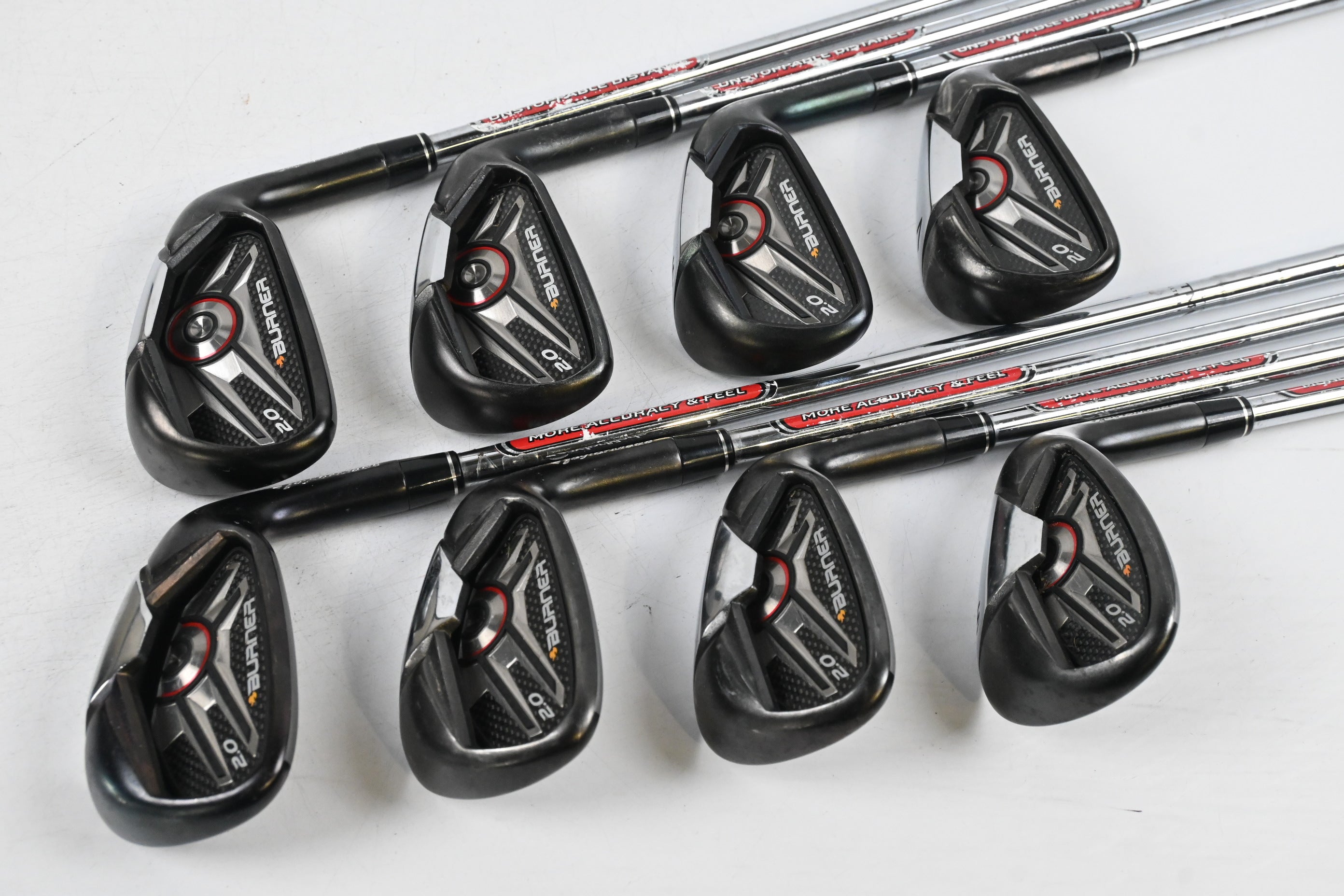 Taylormade Burner 2.0 Irons / 4-PW+SW / Regular Flex Burner 2.0 85 Shafts