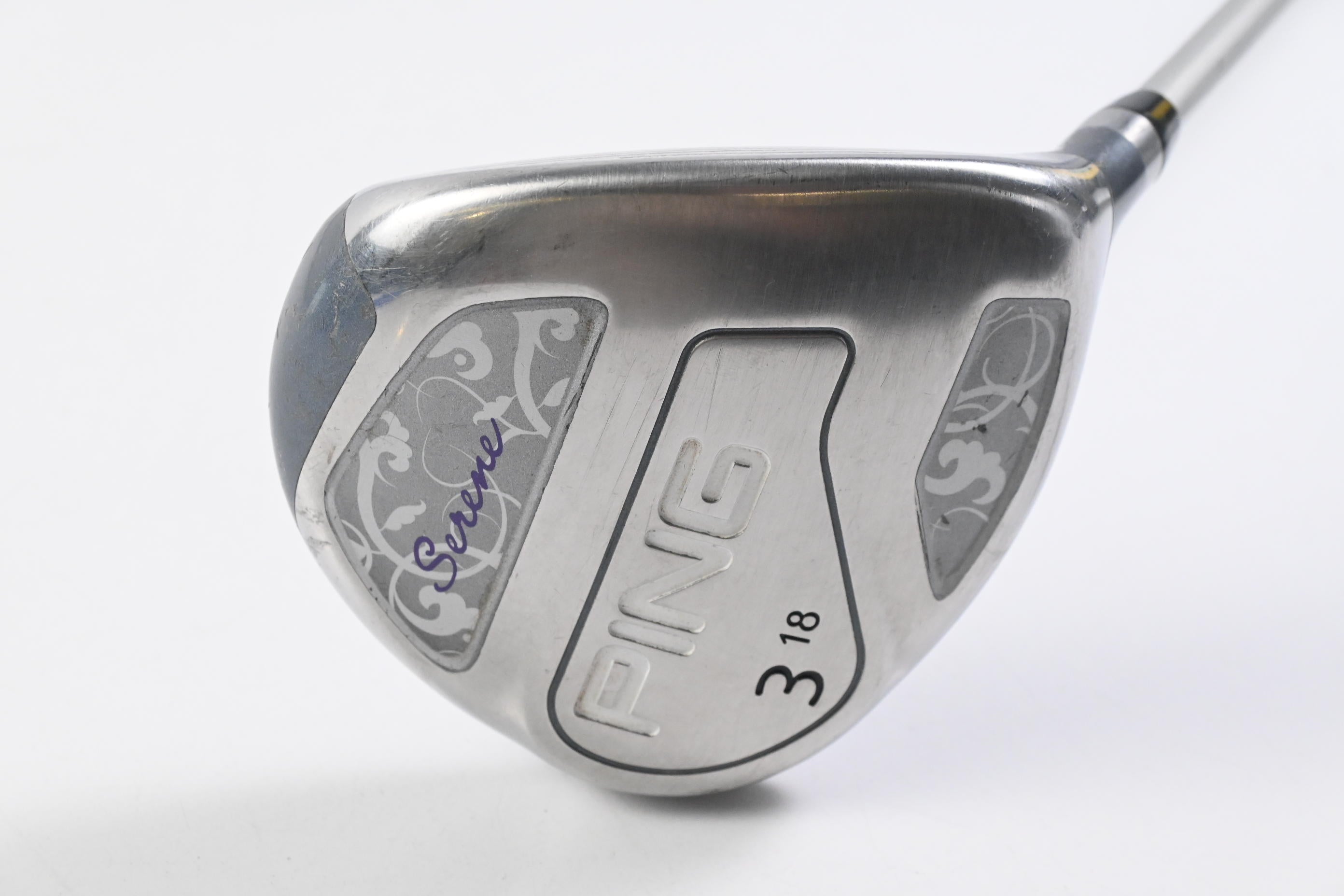Ladies Ping Serene #3 Wood / 18 Degree / Ladies Flex Ping ULT 220 Shaft