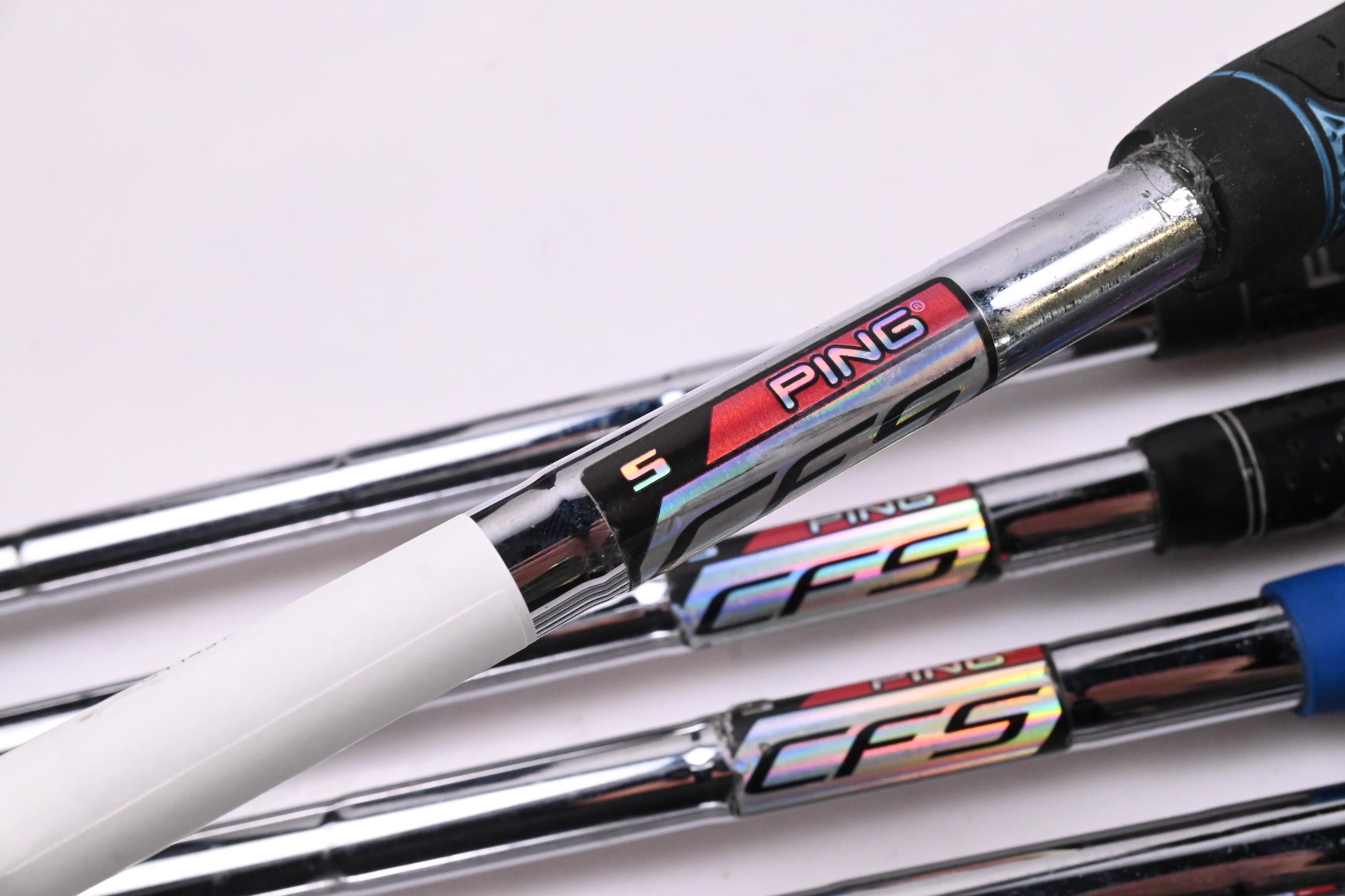 Ping i20 Irons / 4-PW+SW / Blue Dot / Stiff Flex Ping CFS Shafts