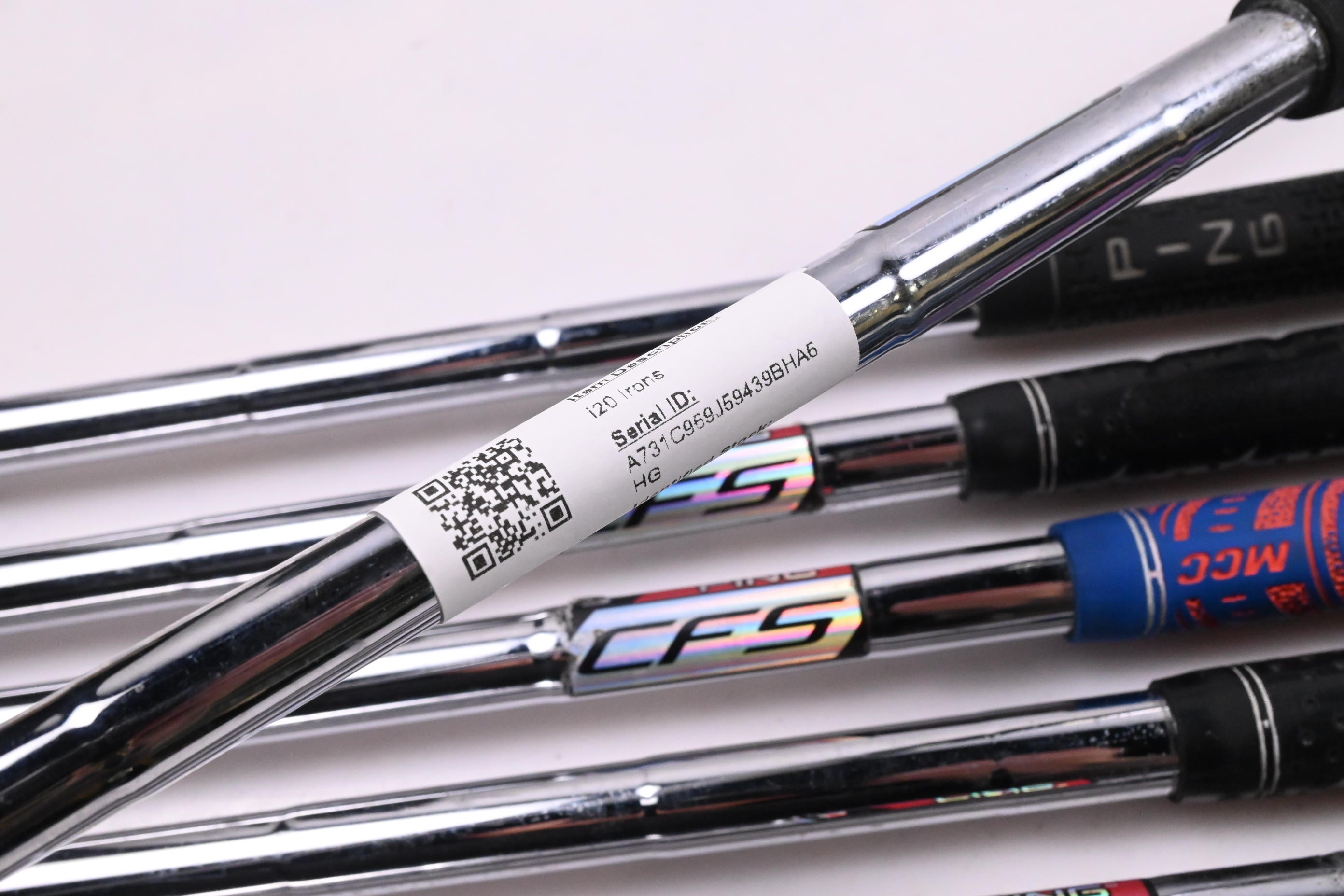 Ping i20 Irons / 4-PW+SW / Blue Dot / Stiff Flex Ping CFS Shafts