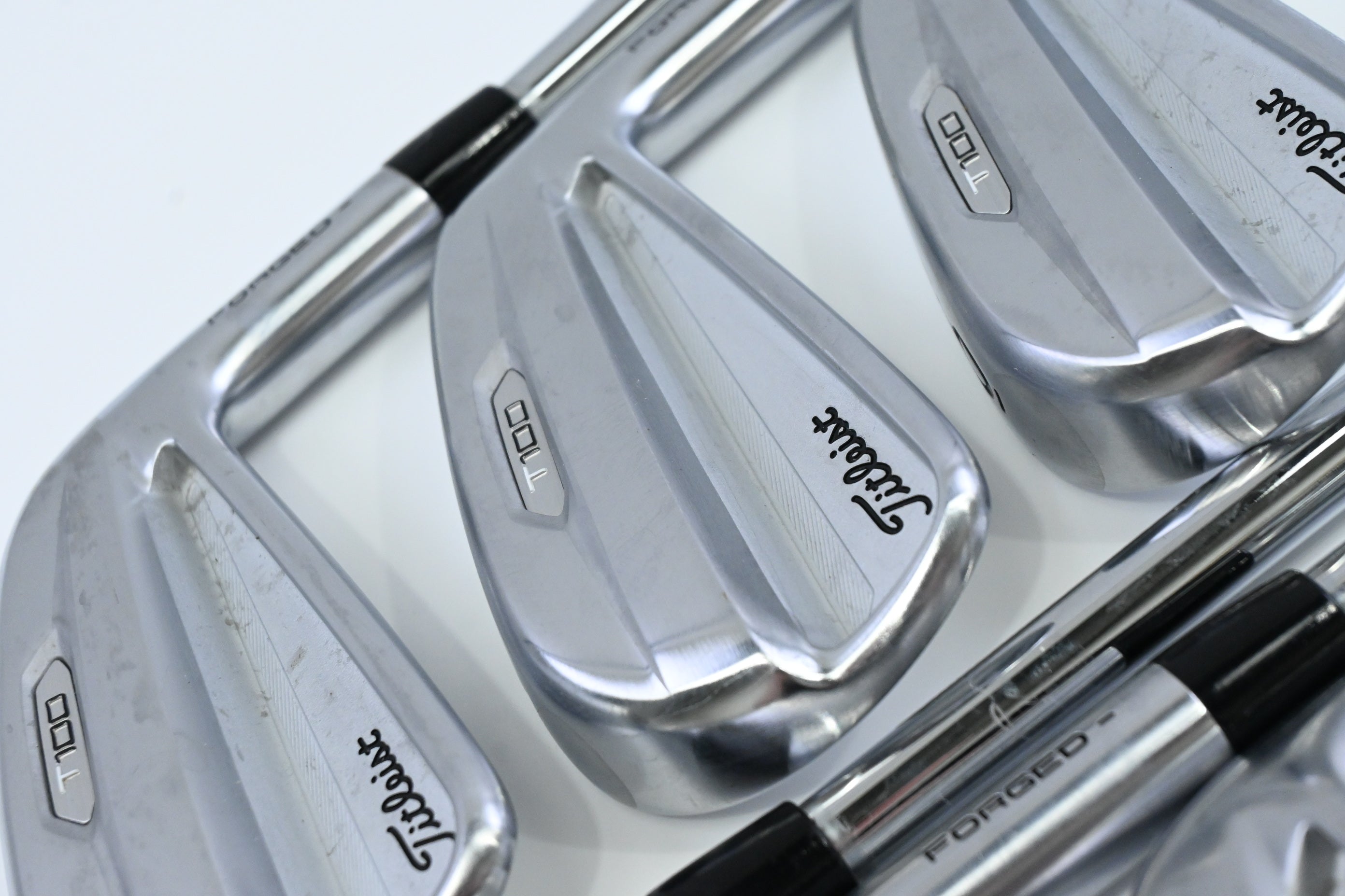 Titleist T100 2021 Irons / 4-PW / Regular Flex AMT White R300 Shafts