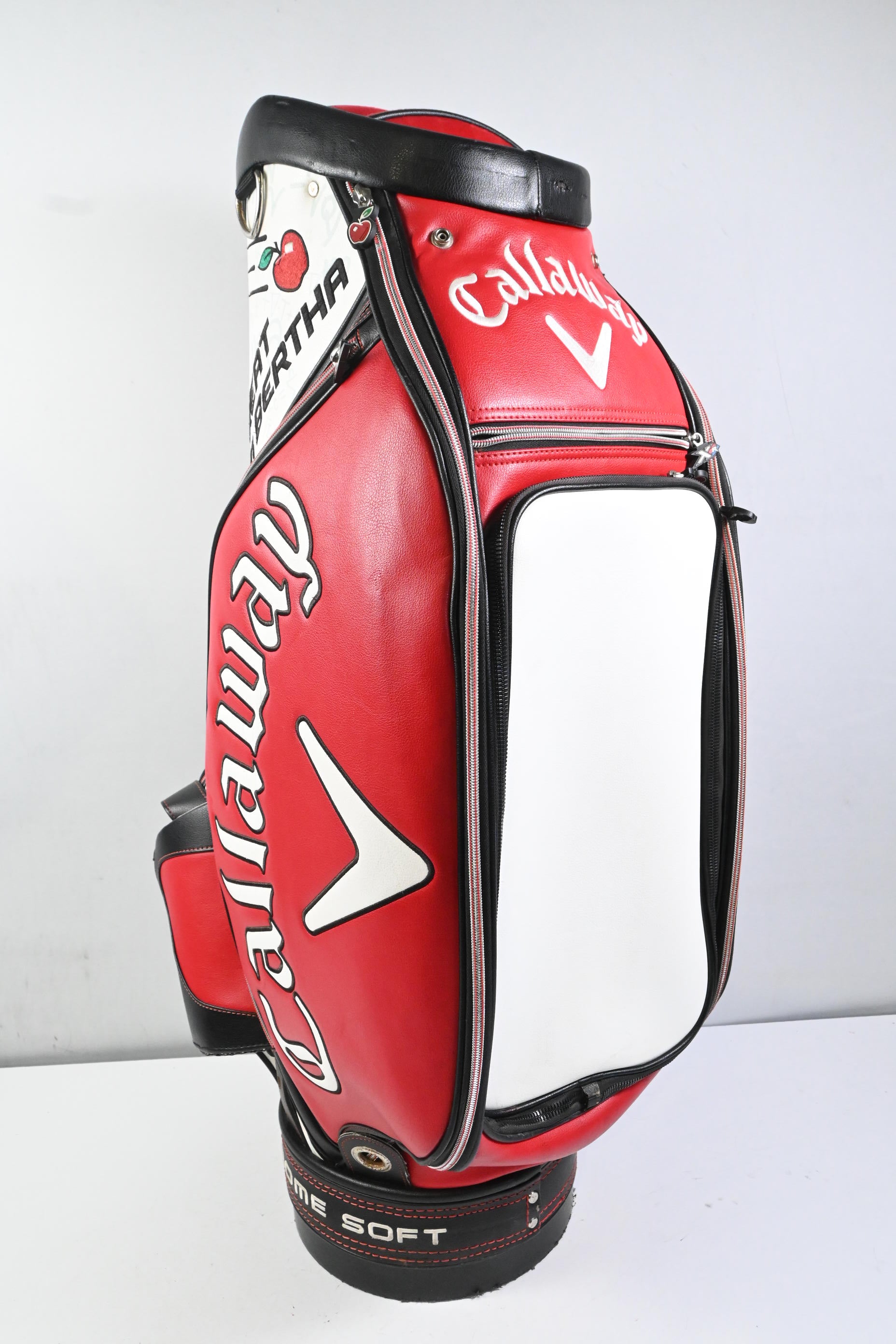 Callaway Great Big Bertha Tour Bag / 6-Way Divider / White, Red