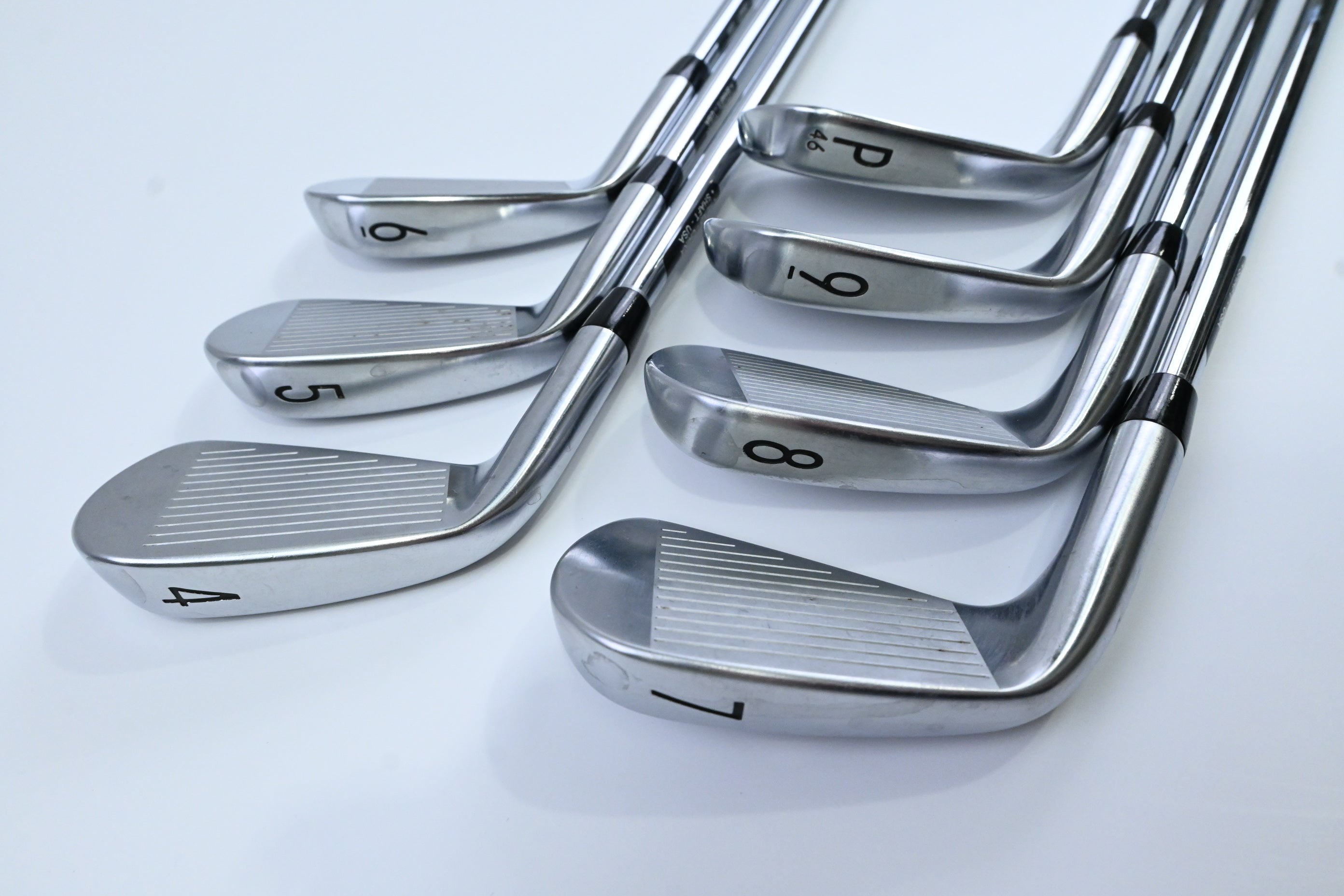 Titleist T100 2021 Irons / 4-PW / Regular Flex AMT White R300 Shafts