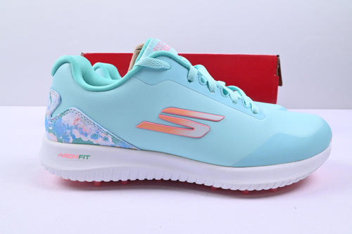 Ladies Skechers Go Golf Max 3 Golf Shoes / UK Size 5 / Teal & White