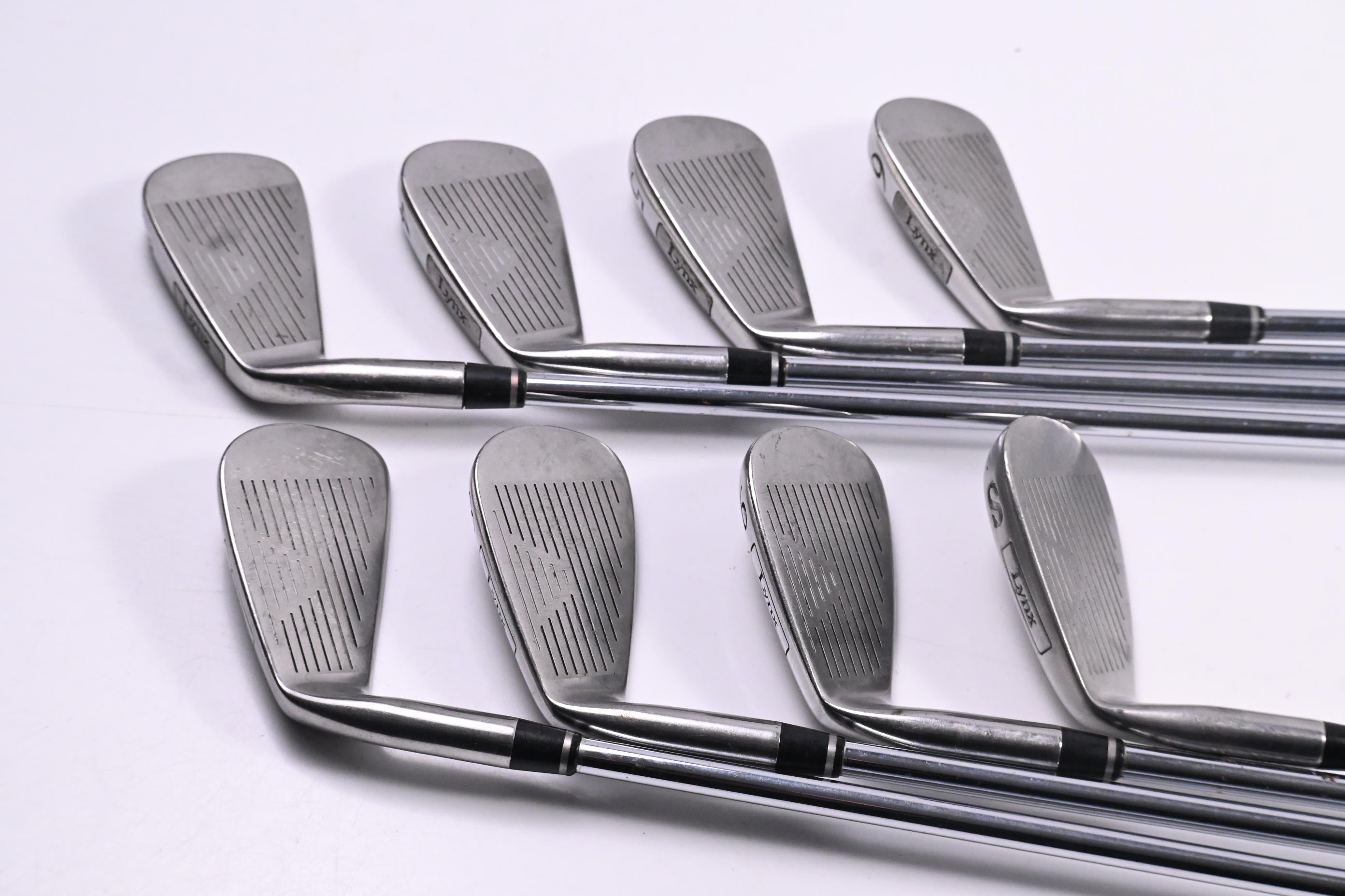 Lynx Black Cat 1995 Irons / 3-9I+SW / Stiff Flex Dynamic Gold S300 Shafts