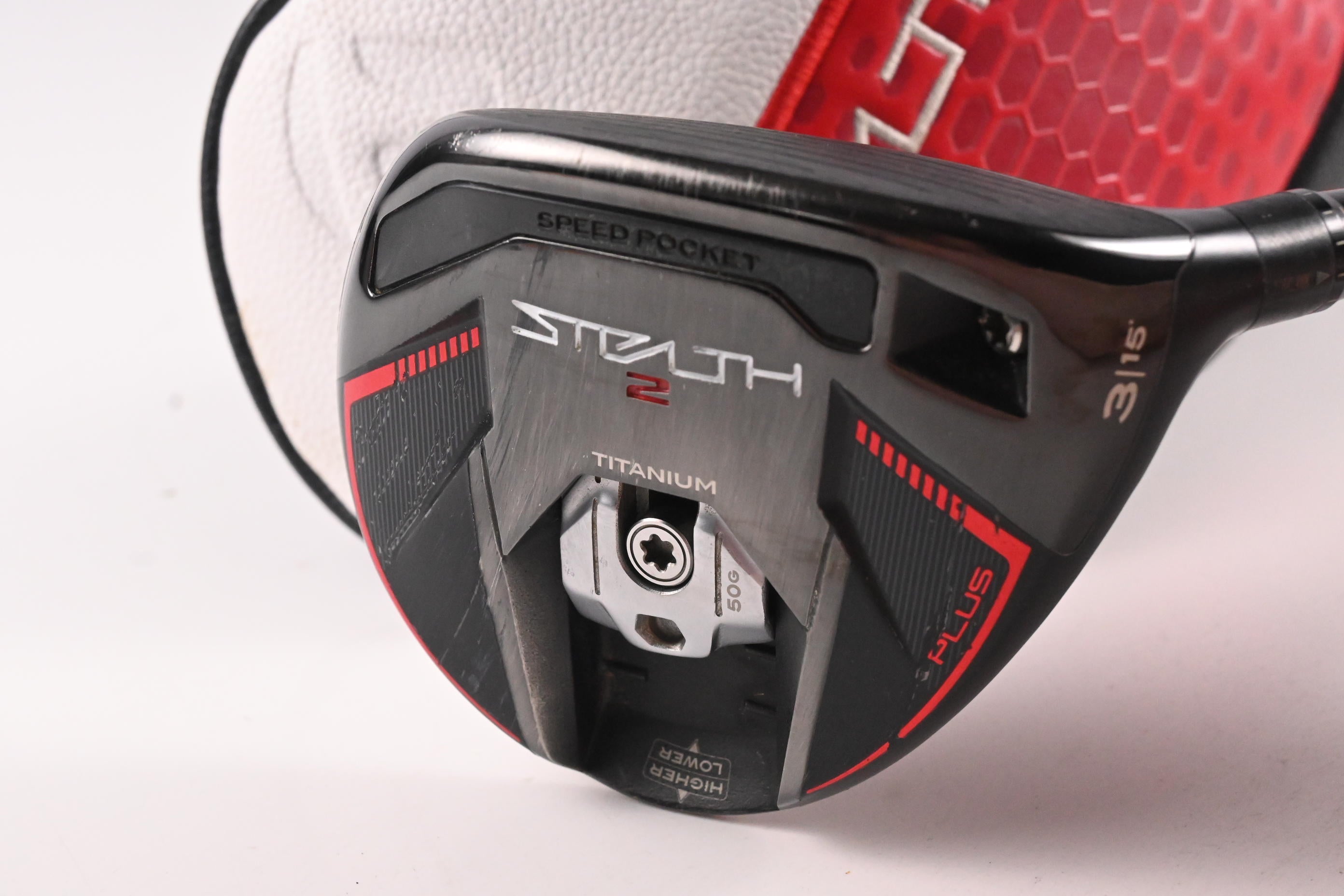 Taylormade Stealth 2 Plus #3 Wood / 15 Degree / Stiff Flex HZRDUS Smoke RDX