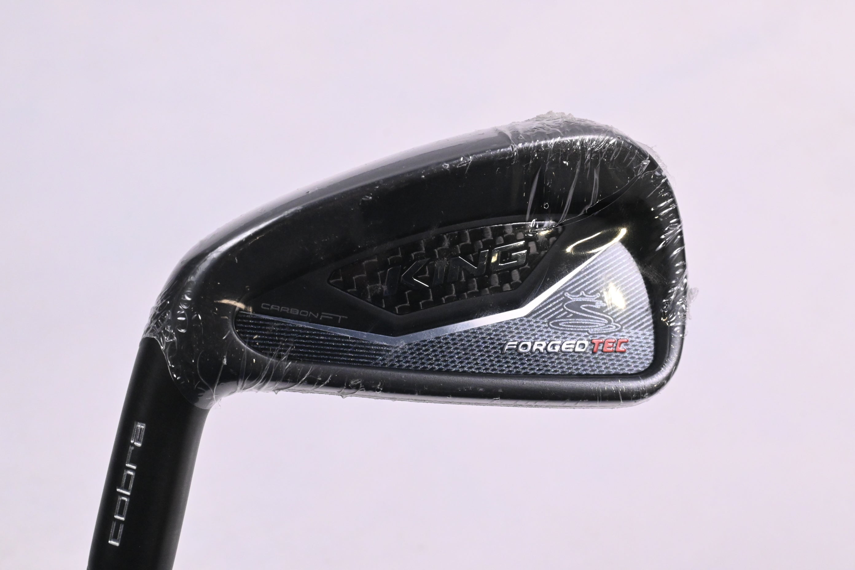 Left Hand Cobra King Forged Tec Black #4 Iron / 21 Degree / Stiff Flex KBS Tour