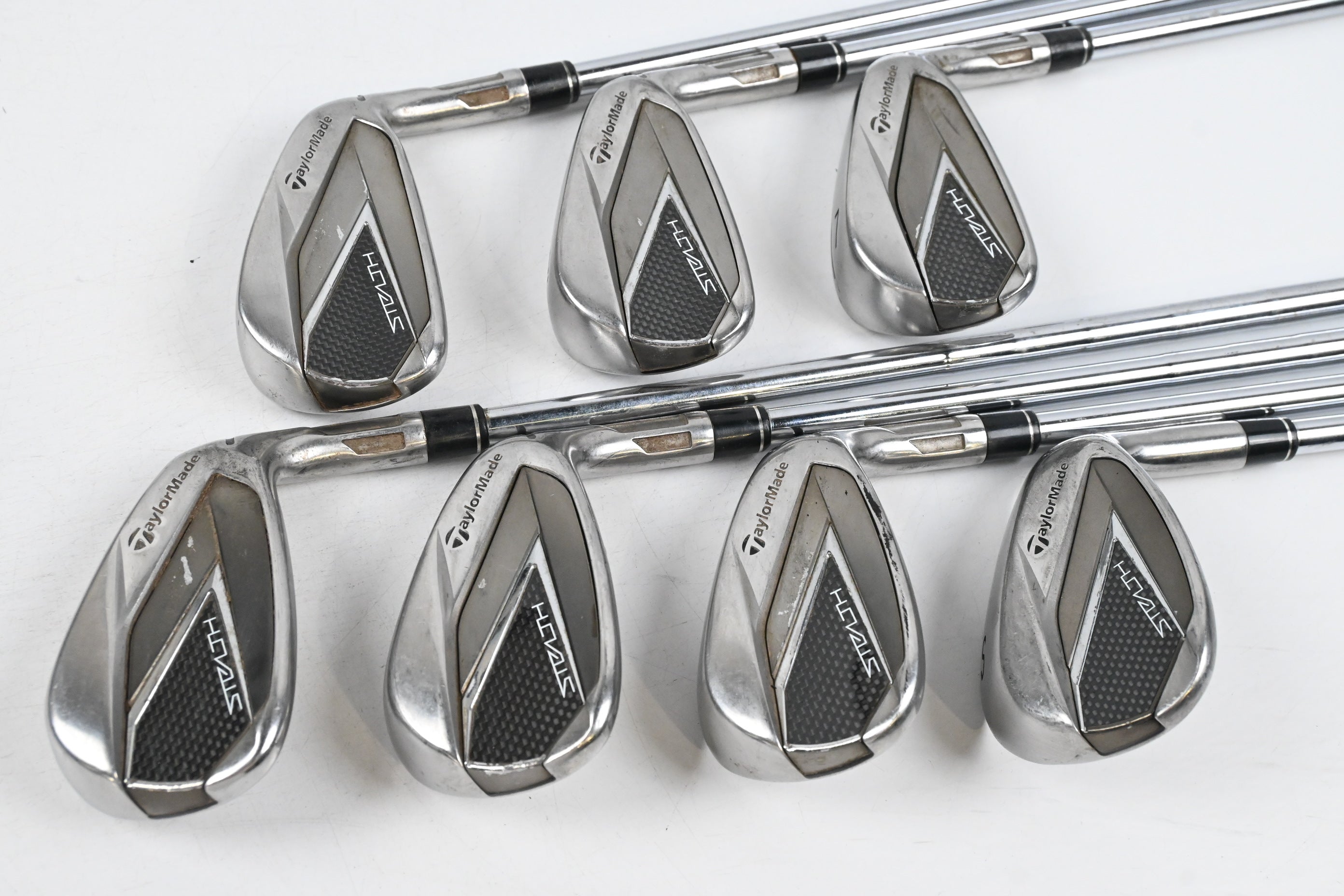Taylormade Stealth Irons / 5-PW+SW / Stiff Flex Dynamic Gold S300 Shafts