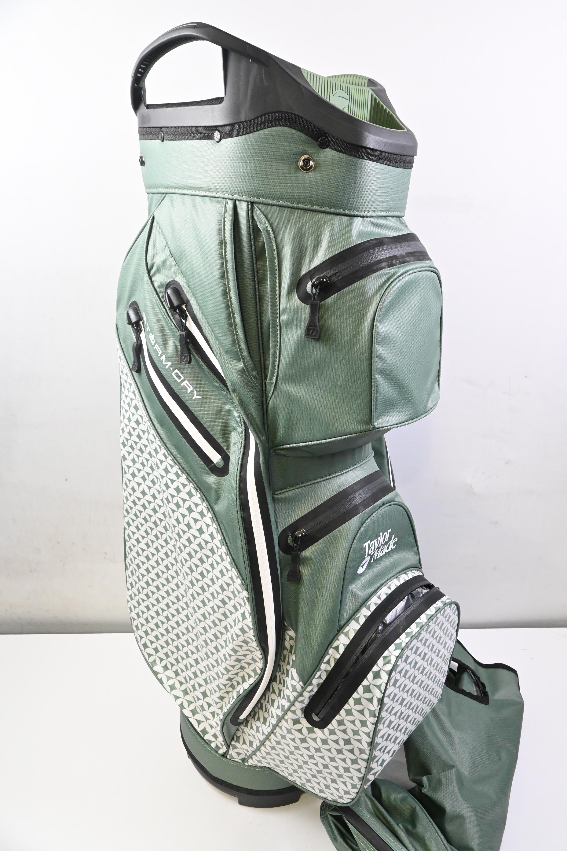 Taylormade Storm Dry Cart Bag / 14-Way Divider / Green, White
