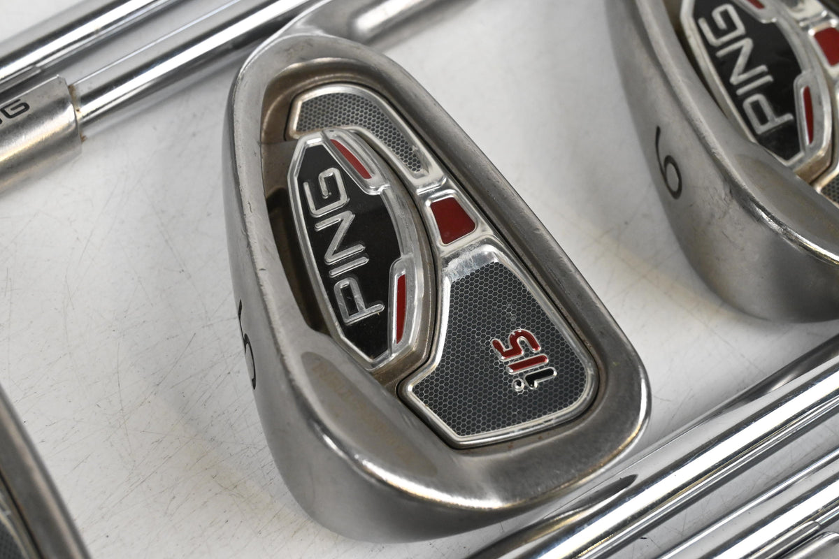 Ping i15 Irons / 3-PW / White Dot / Stiff Flex Steel Shafts