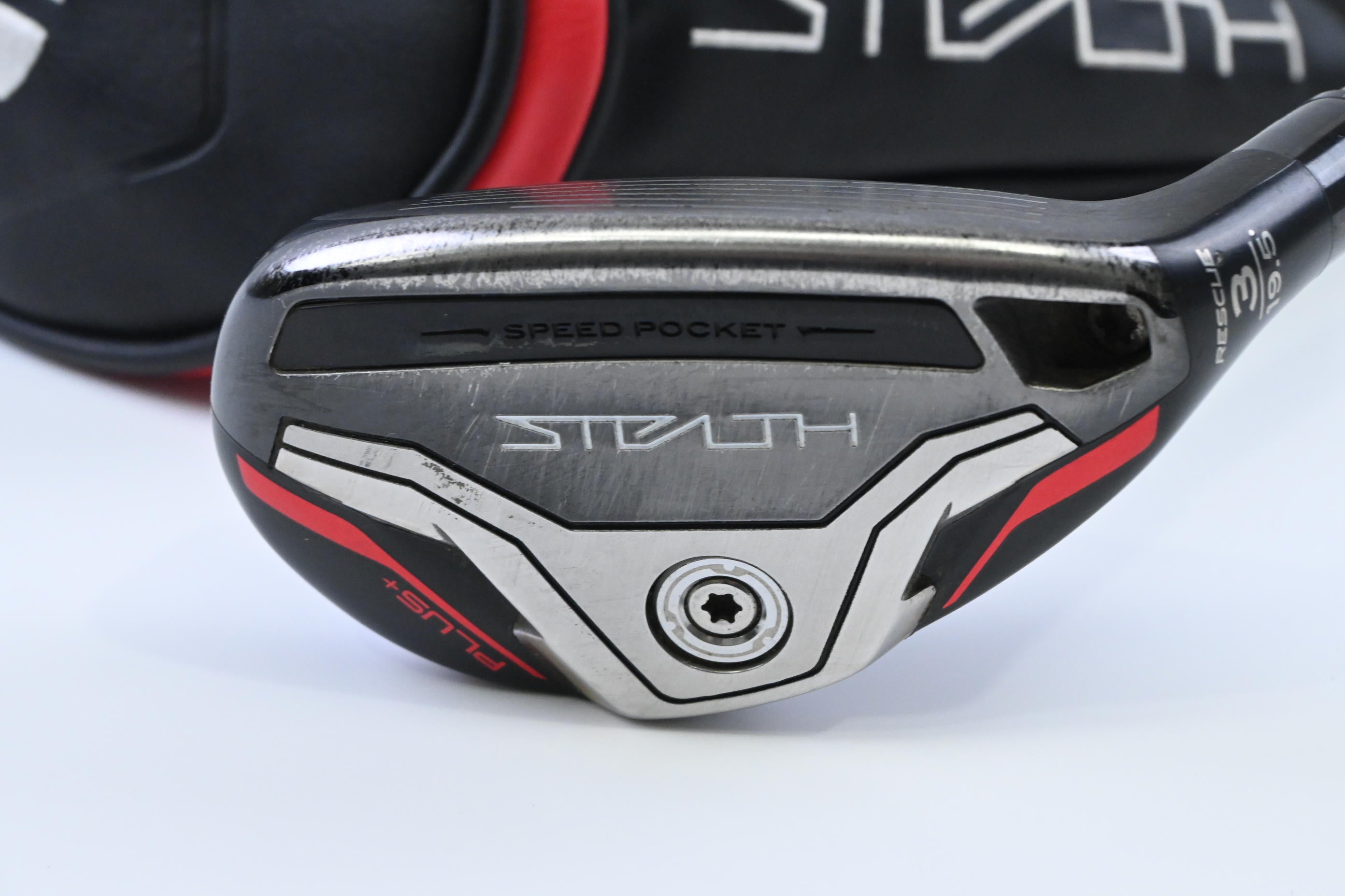 Taylormade Stealth Plus #3 Hybrid / 19.5 Degree / Stiff Flex HZRDUS Smoke RDX 80