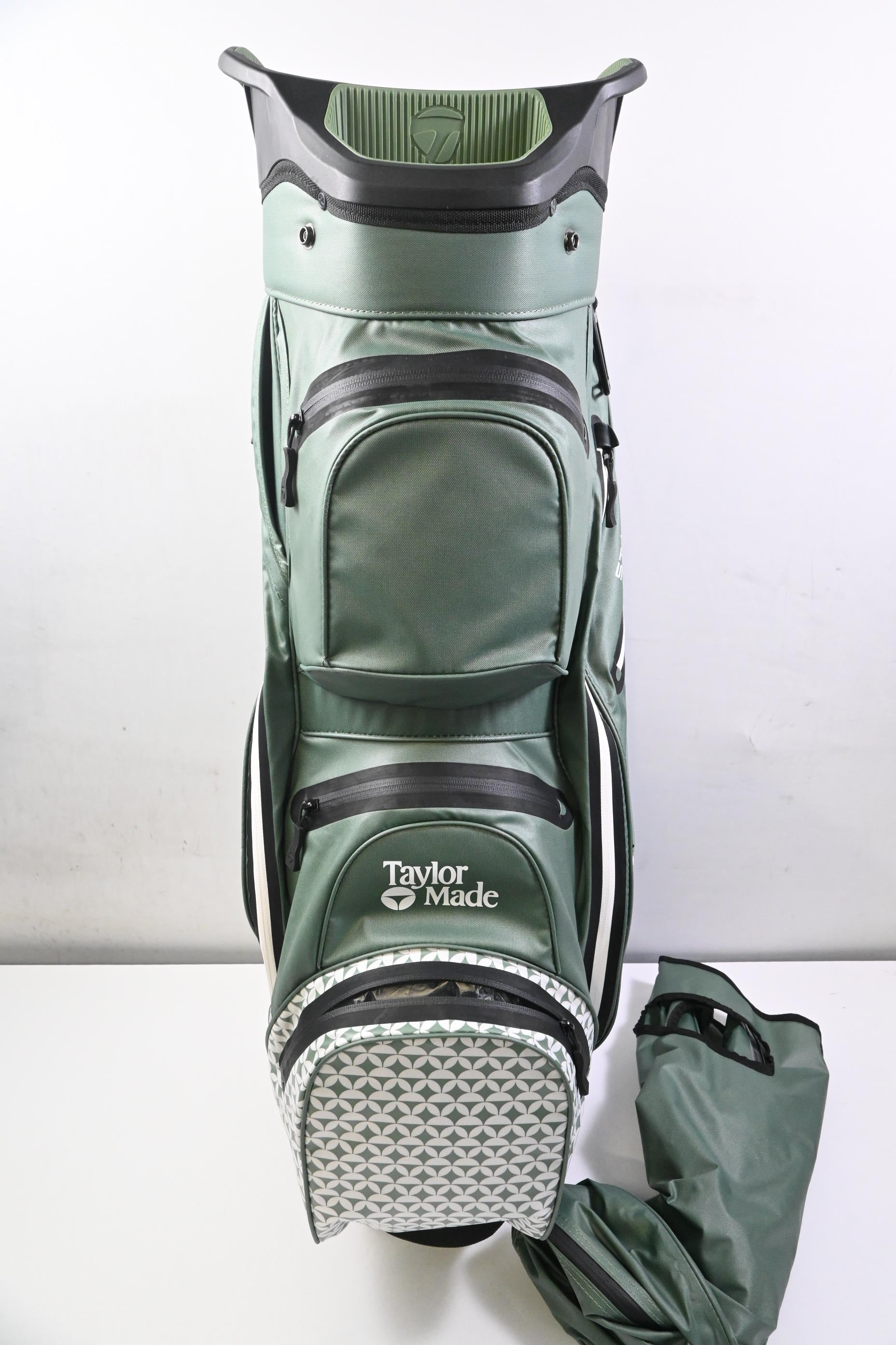 Taylormade Storm Dry Cart Bag / 14-Way Divider / Green, White