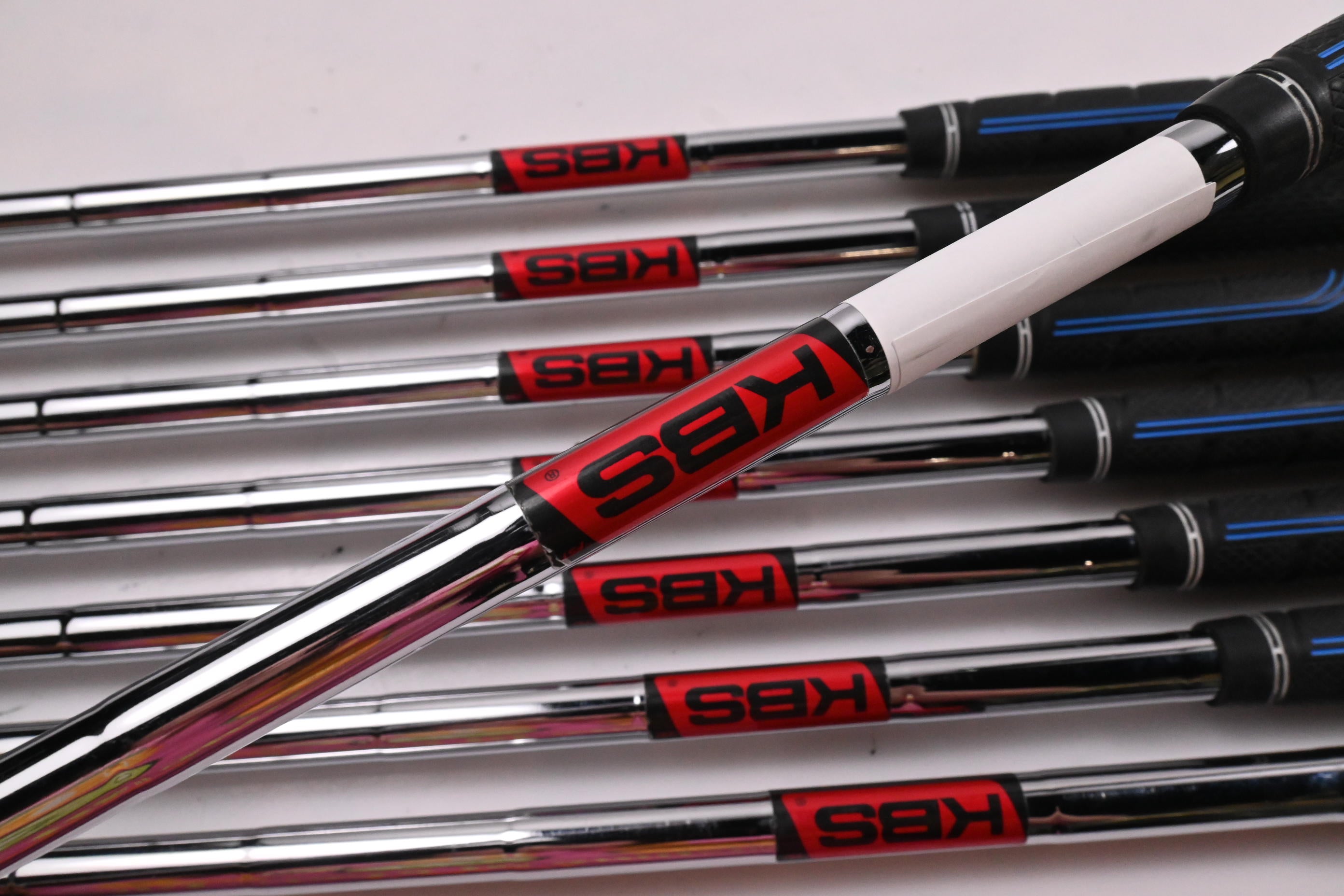 Ping G410 Irons / 5-PW+GW+SW / Blue Dot / Regular Flex KBS Tour 110 Shafts
