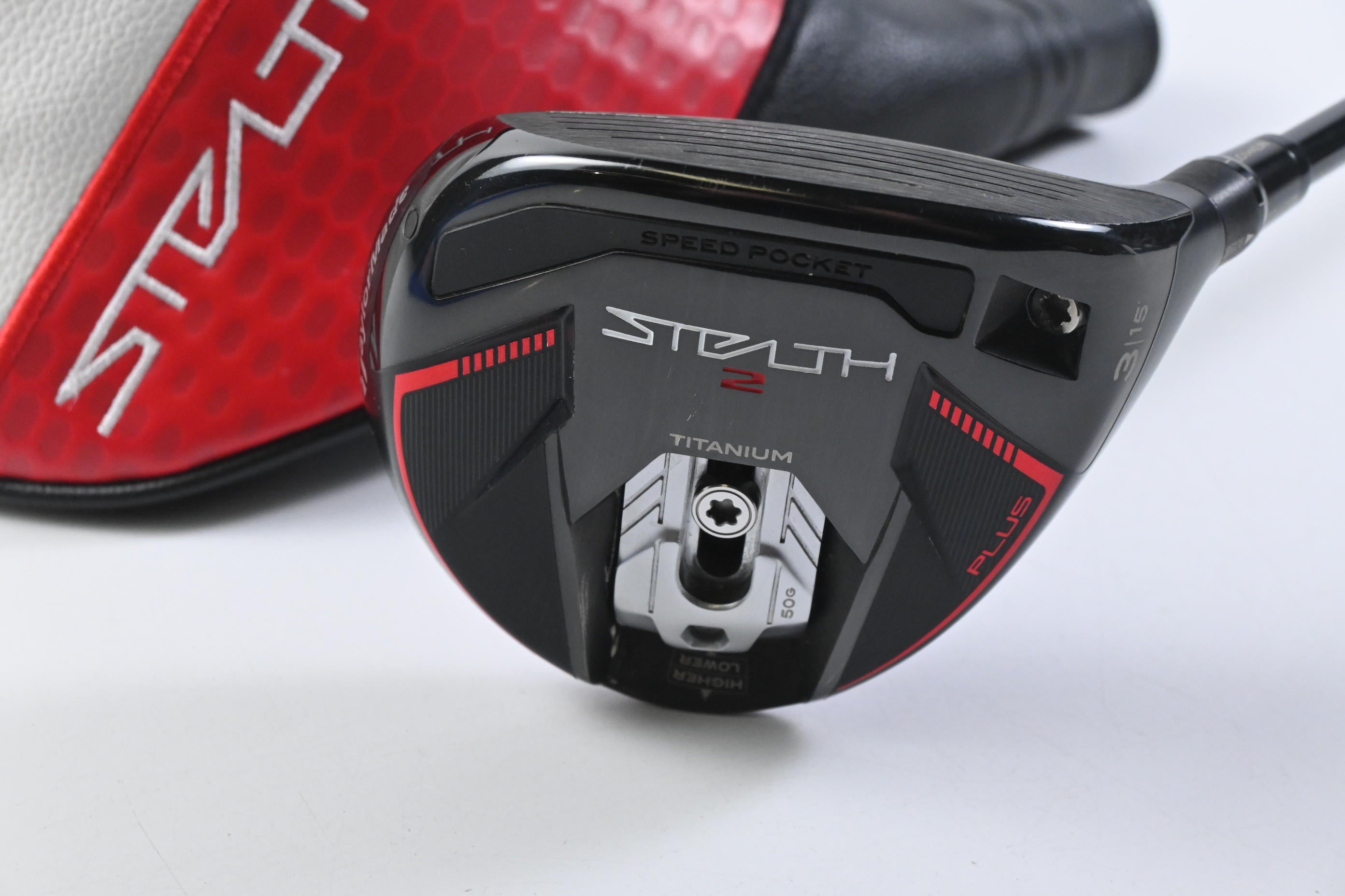 Taylormade Stealth 2 Plus #3 Wood / 15 Degree / Stiff Flex Kai'li Red 75 Shaft