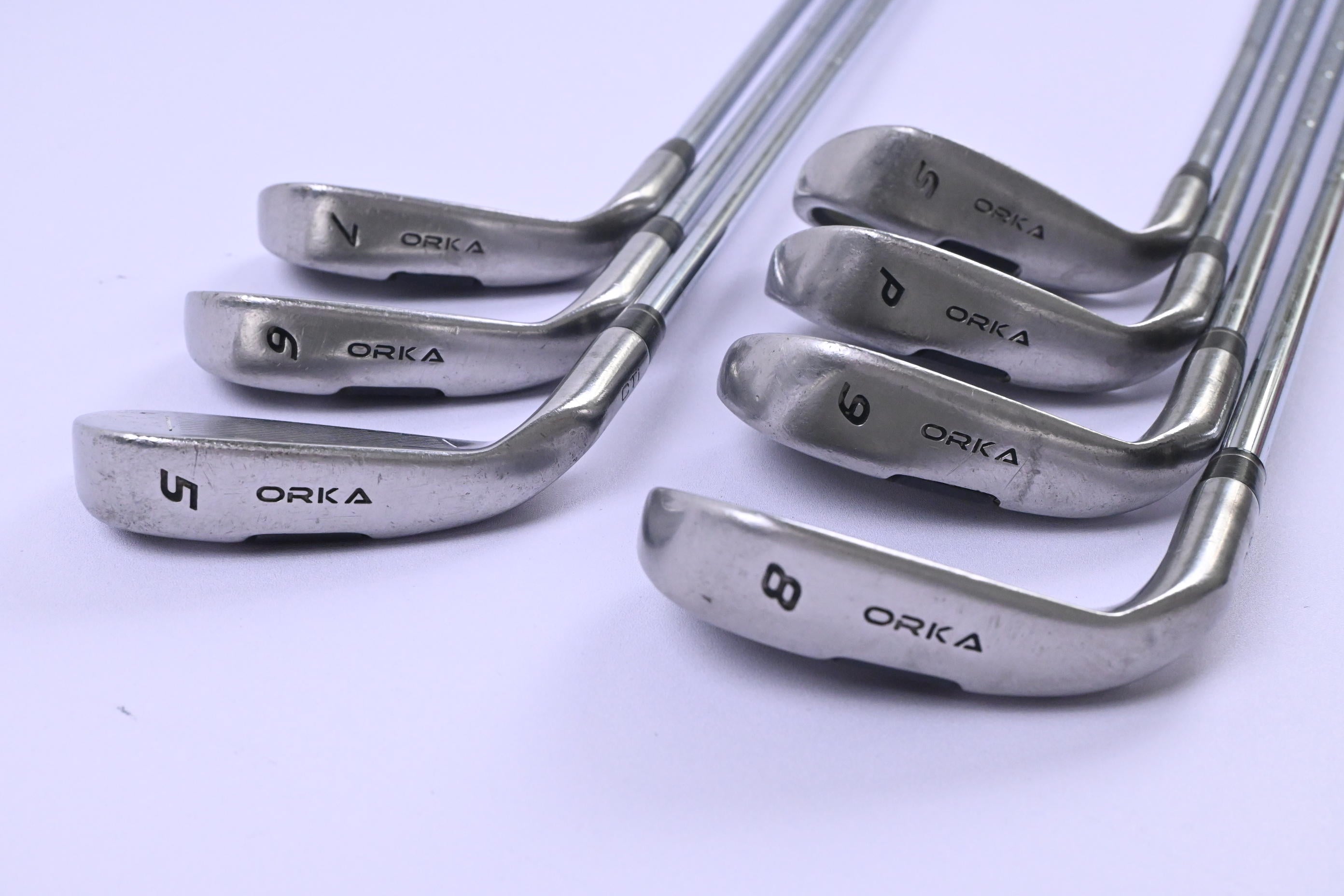 Orka KII CTI Irons / 5-PW+SW / Stiff Flex True Temper Release Shafts