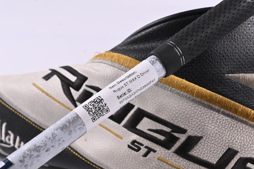 Callaway Rogue ST MAX D Driver / 12 Degree / Stiff Flex Denali Charcoal 60 Shaft