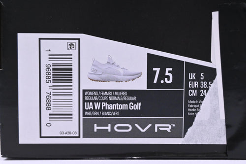 Ladies Under Armour Phantom Golf Shoes / UK Size 5 / White