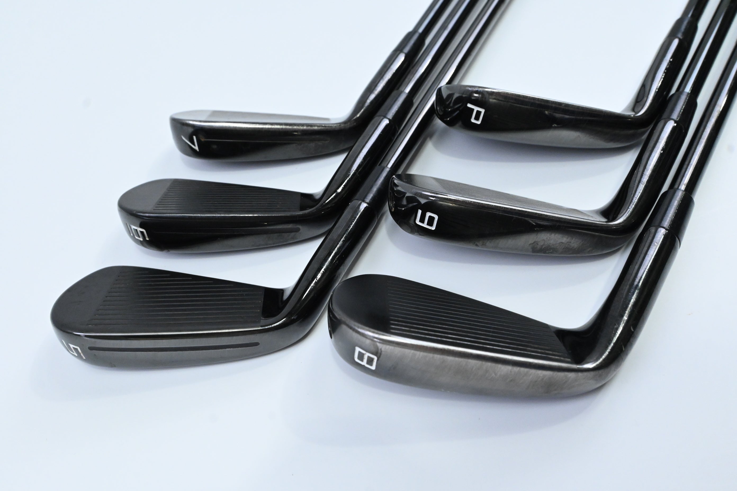 Taylormade P770 2023 Phantom Black Irons / 5-PW / Stiff Flex KBS Tour Shafts