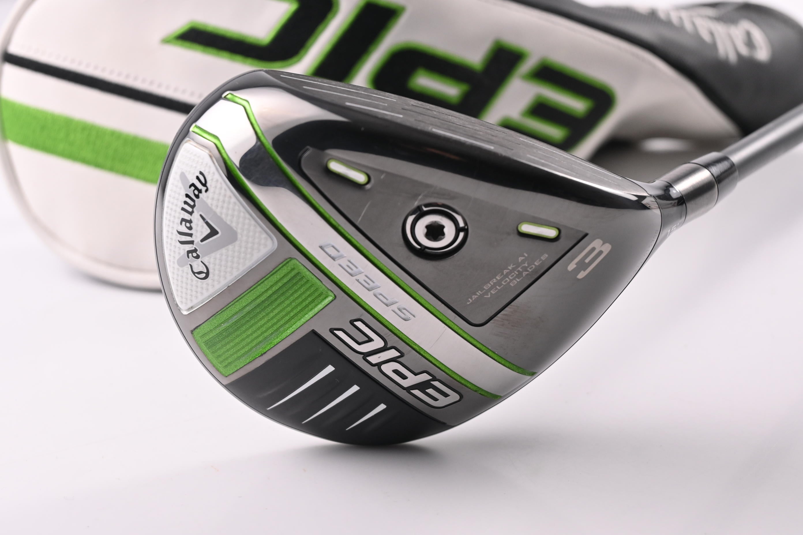 Callaway Epic Flash #3 Wood / 15 Degree / Stiff Flex HZRDUS Smoke Green iM10 60