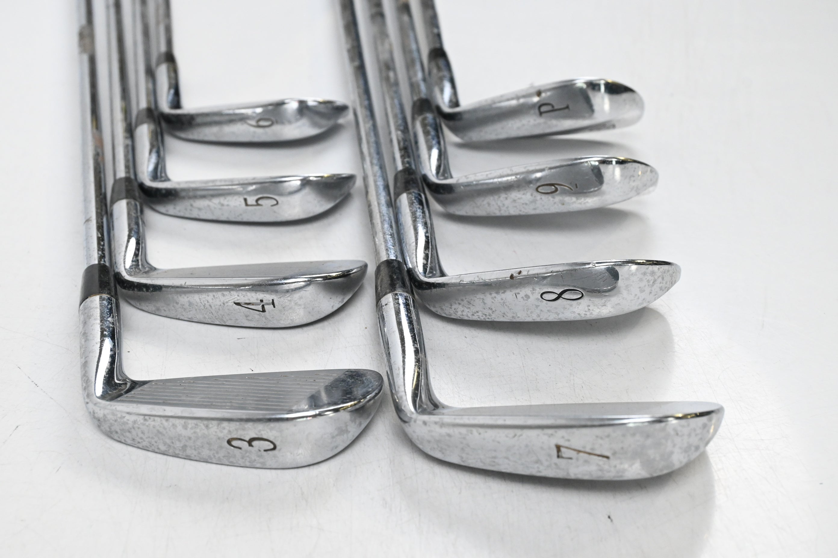 Left Hand Mizuno MP-32 Irons / 3-PW / Regular Flex Dynamic Gold R300 Shafts