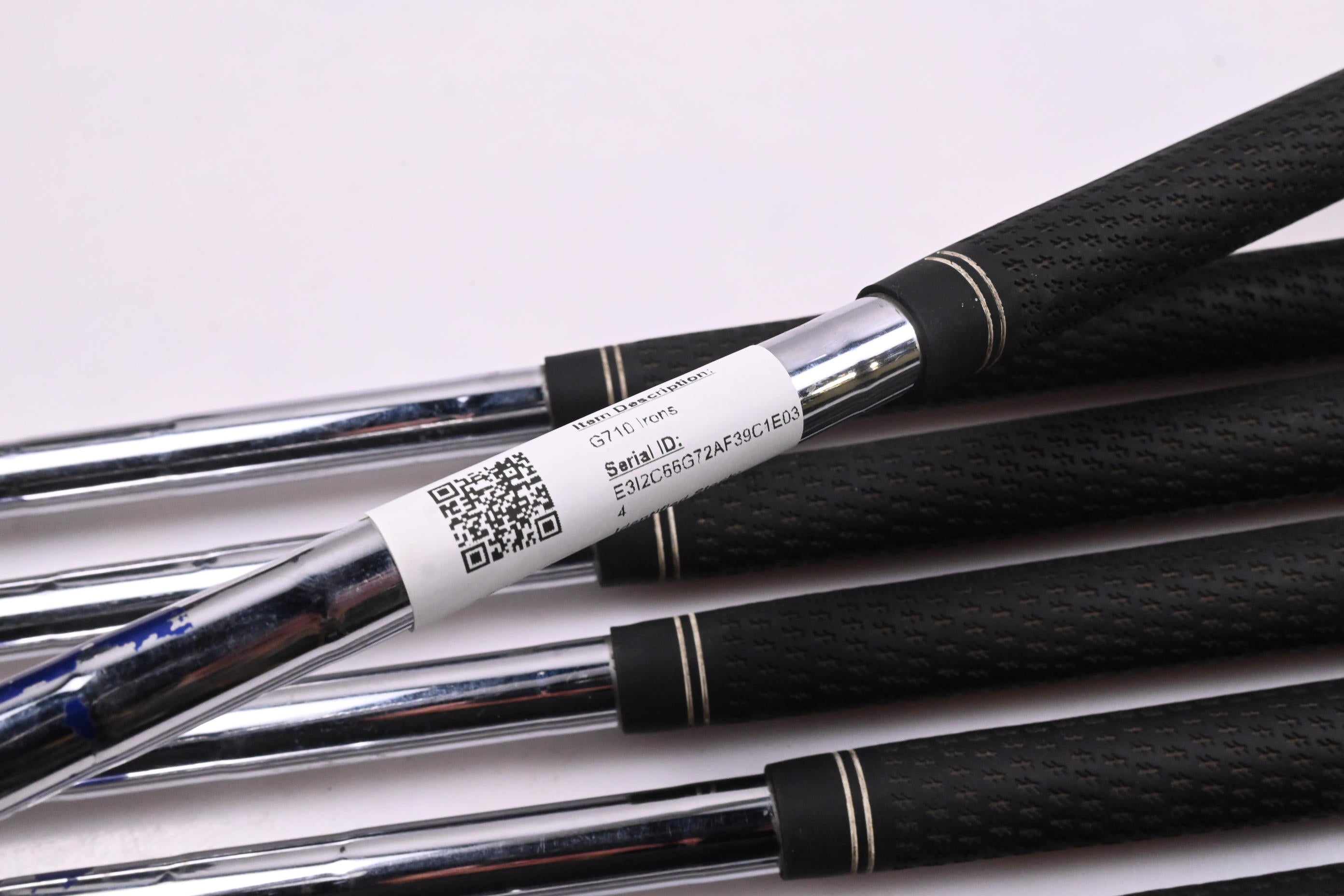 Ping G710 Irons / 4-PW / Blue Dot / Regular Flex Ping AWT 2.0 Shafts