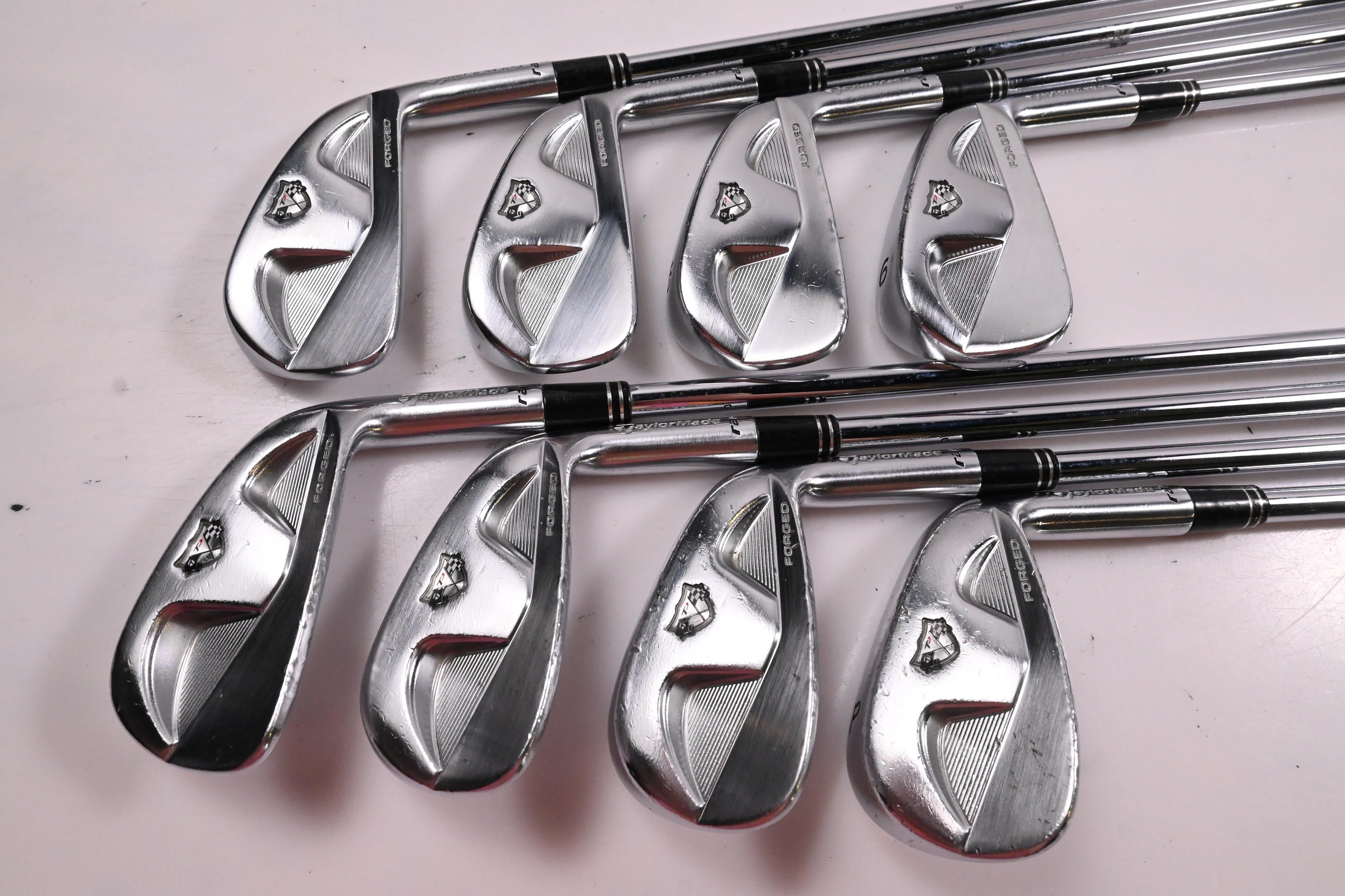 Taylormade RAC TP MB Irons / 3-PW / Stiff Flex Rifle Flighted Shafts