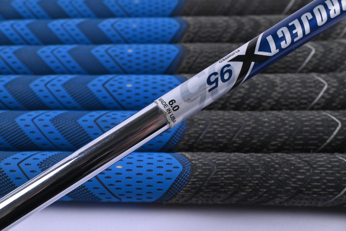 Callaway X Hot Pro Irons / 4-PW / Stiff Flex Project X Rifle 95 Shafts