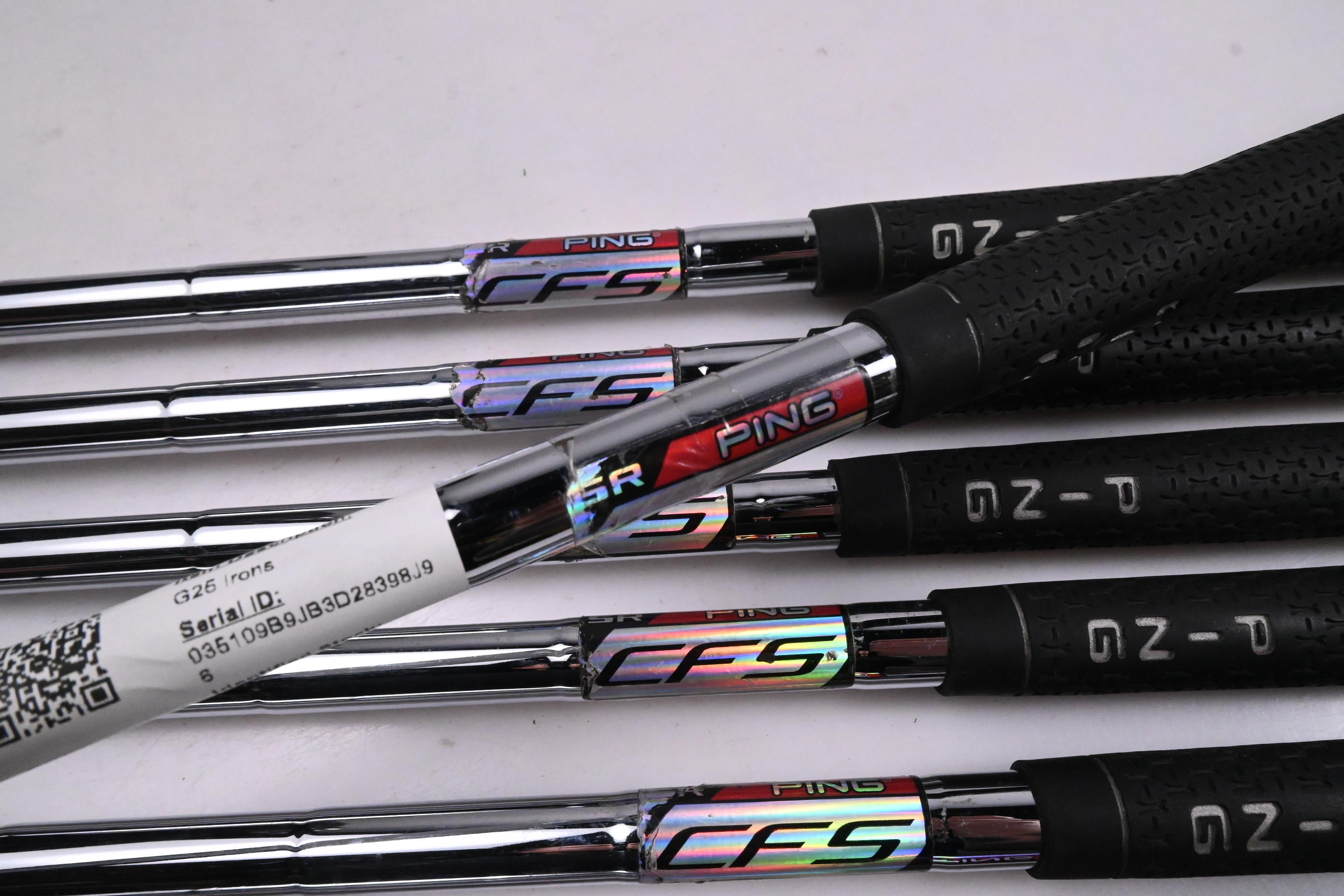 Ping G25 Irons / 5-PW+GW / White Dot / Senior Flex Ping CFS Shafts