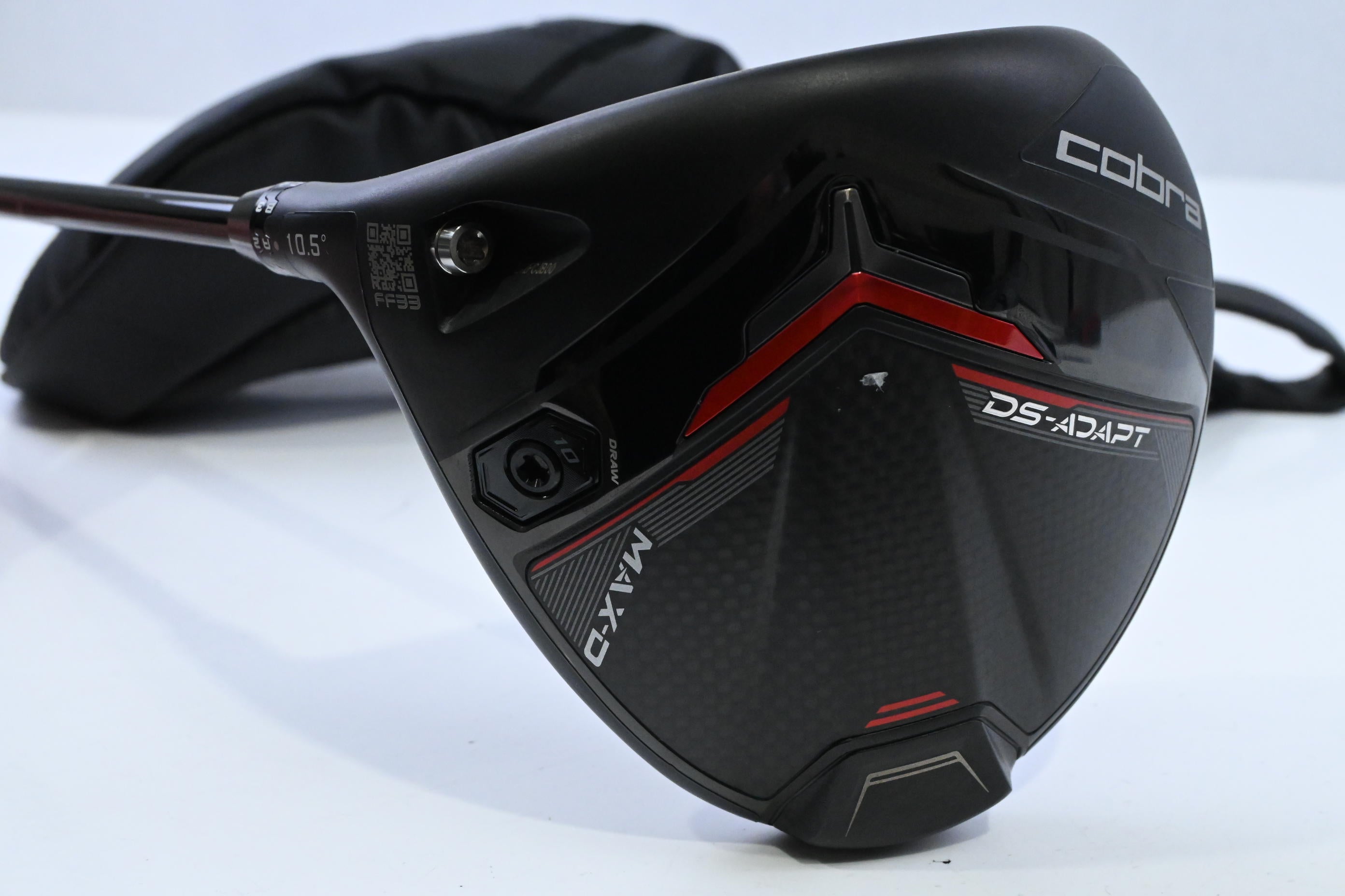 Left Hand Cobra DS-Adapt MAX-D Driver / 10.5 Degree / X-Flex Denali Black 60