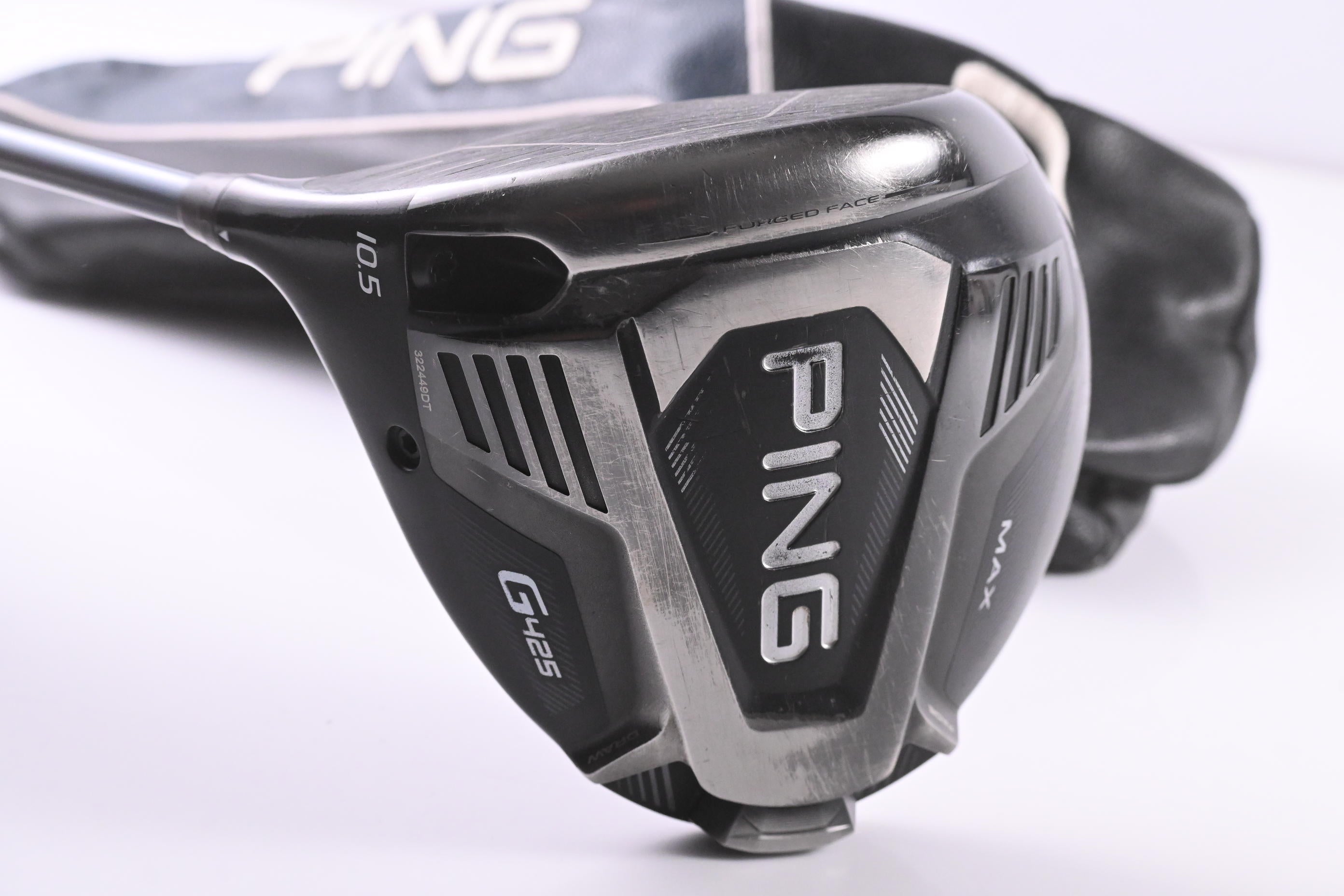 Left Hand Ping G425 Max Driver / 10.5 Degree / Stiff Flex Ping Alta CB Slate 55 Shaft
