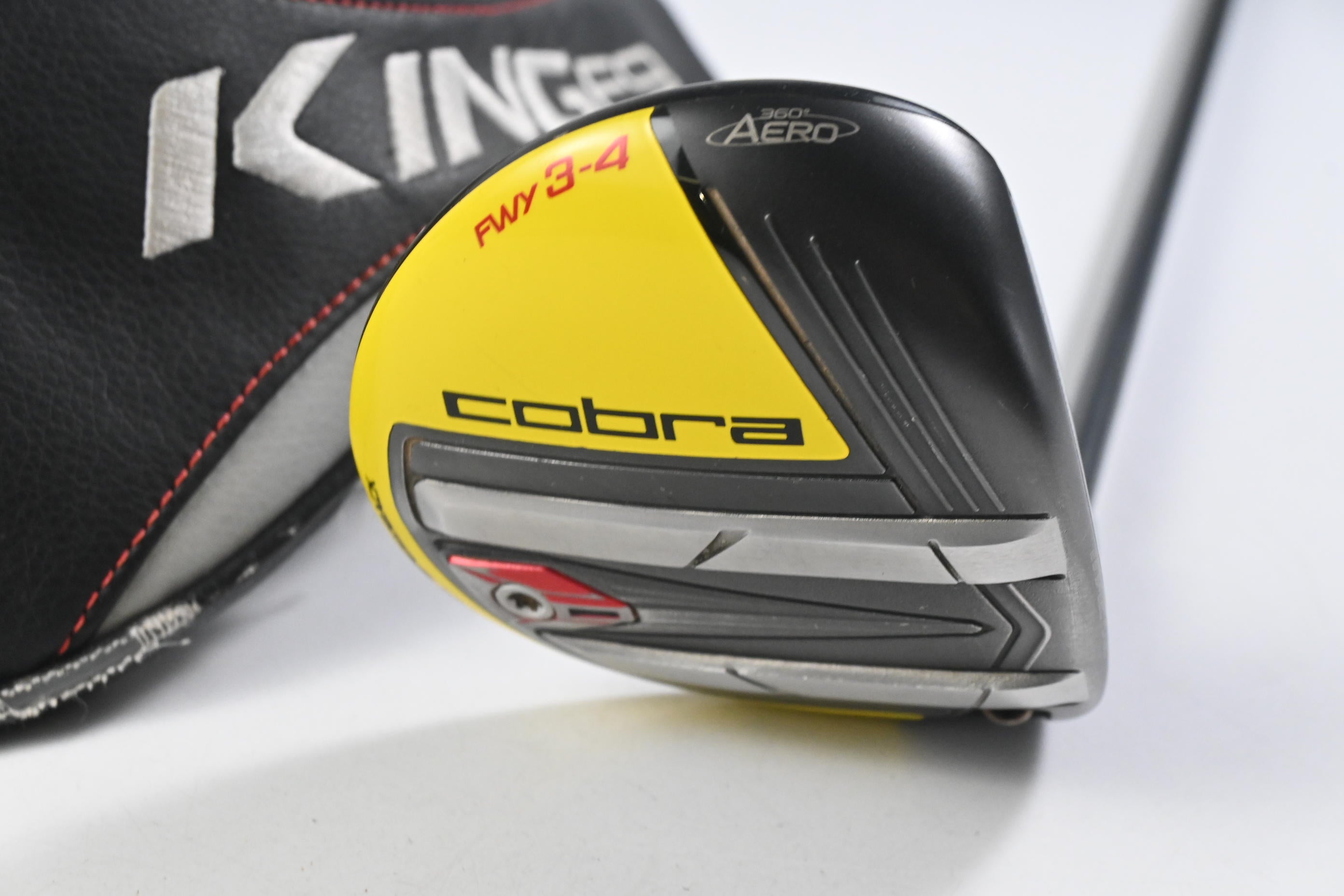 Cobra King F9 #3-4 Wood / 14.5 Degree / Stiff Flex HZRDUS Smoke Black 70 Shaft
