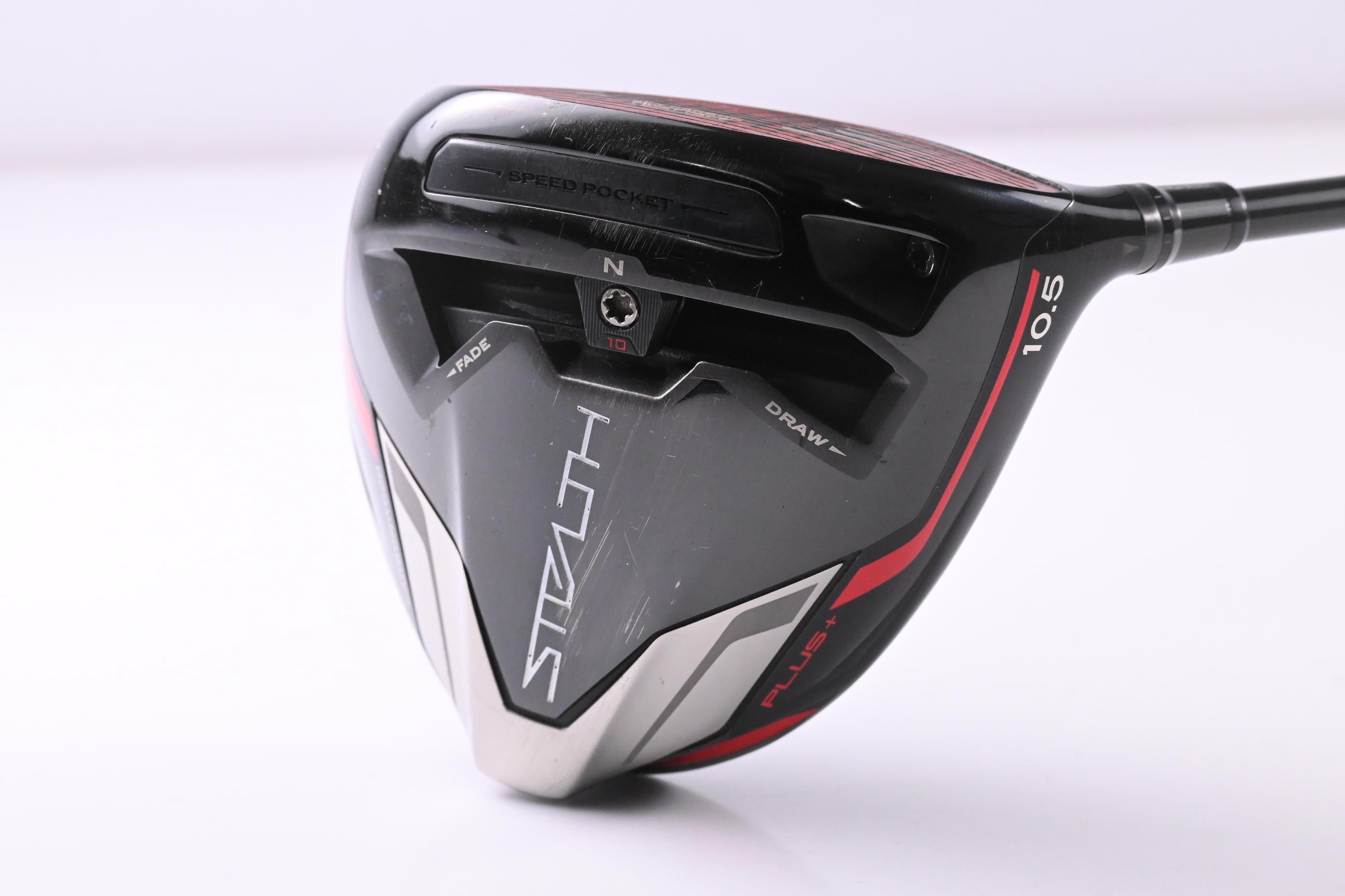 Taylormade Stealth Plus Driver / 10.5 Degree / Regular Flex HZRDUS Smoke Red RDX