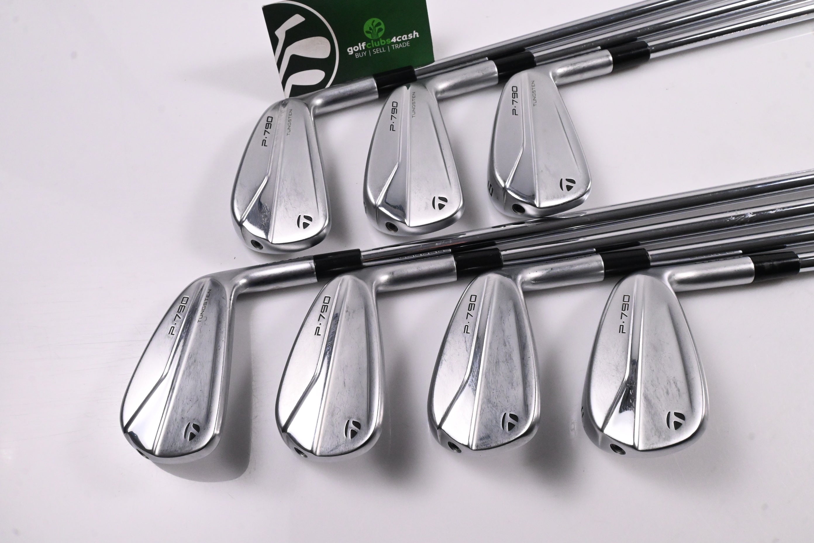 Taylormade P790 2021 Irons / 4-PW / Stiff Flex N.S.PRO Modus 3 Tour 120 Shafts