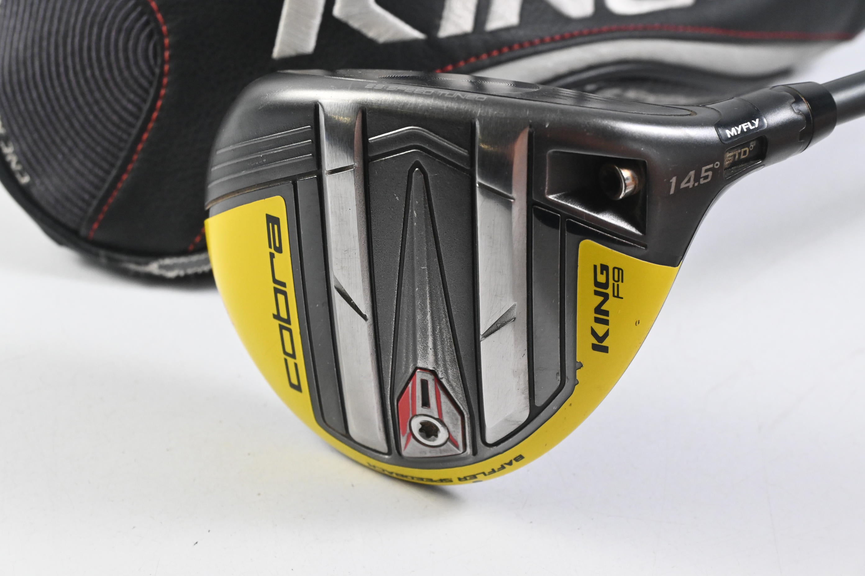 Cobra King F9 #3-4 Wood / 14.5 Degree / Stiff Flex HZRDUS Smoke Black 70 Shaft